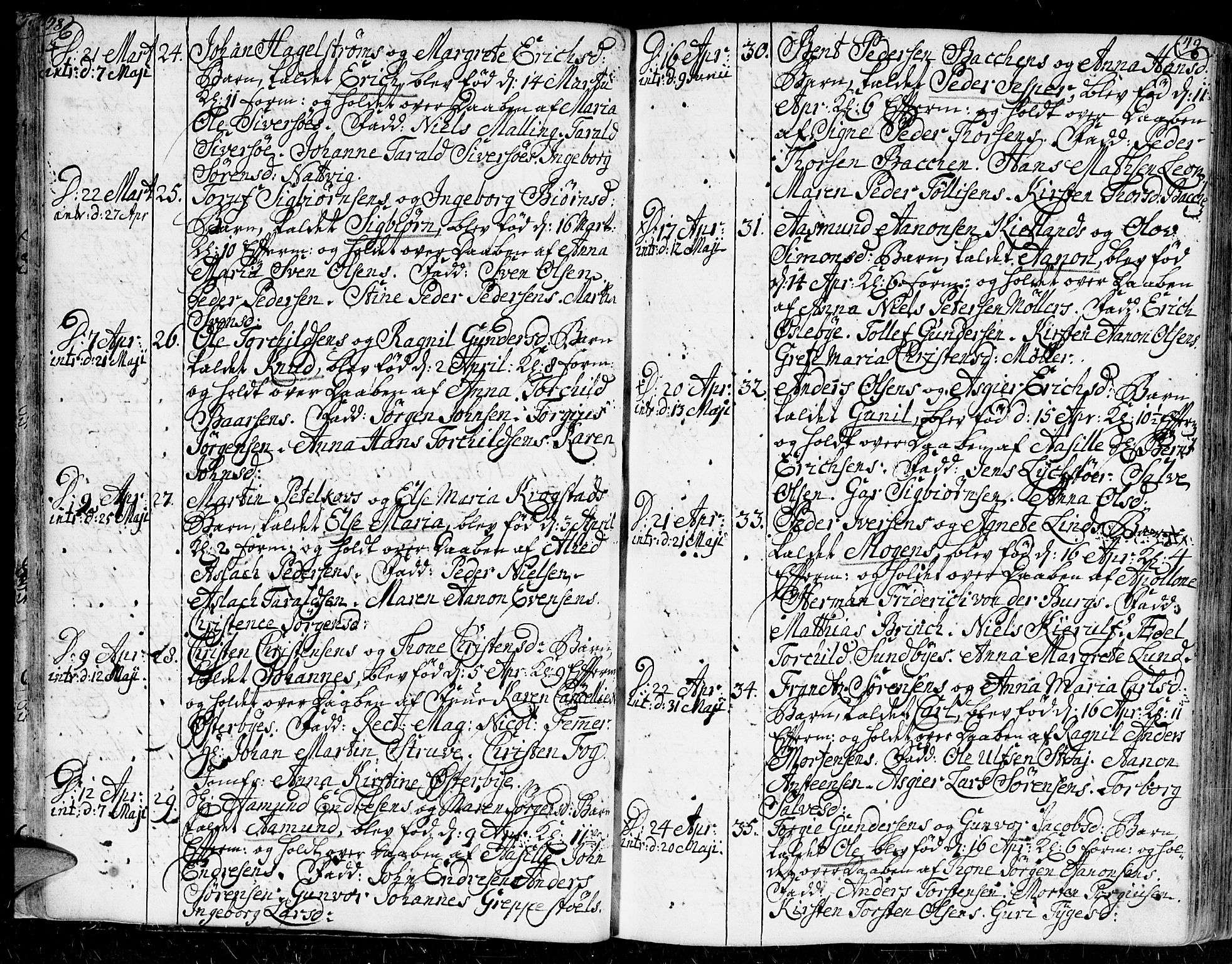 Kristiansand domprosti, AV/SAK-1112-0006/F/Fa/L0002: Parish register (official) no. A 2, 1755-1778, p. 48-49