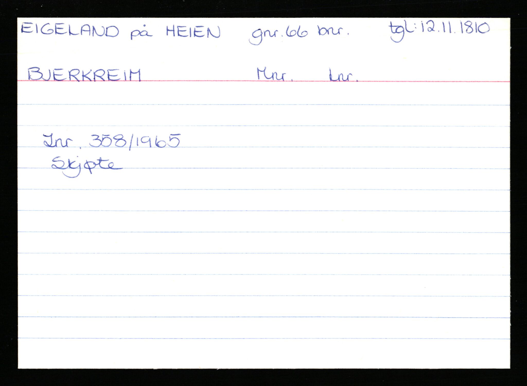 Statsarkivet i Stavanger, AV/SAST-A-101971/03/Y/Yk/L0008: Registerkort sortert etter gårdsnavn: Eig - Erlien, 1750-1930, p. 109