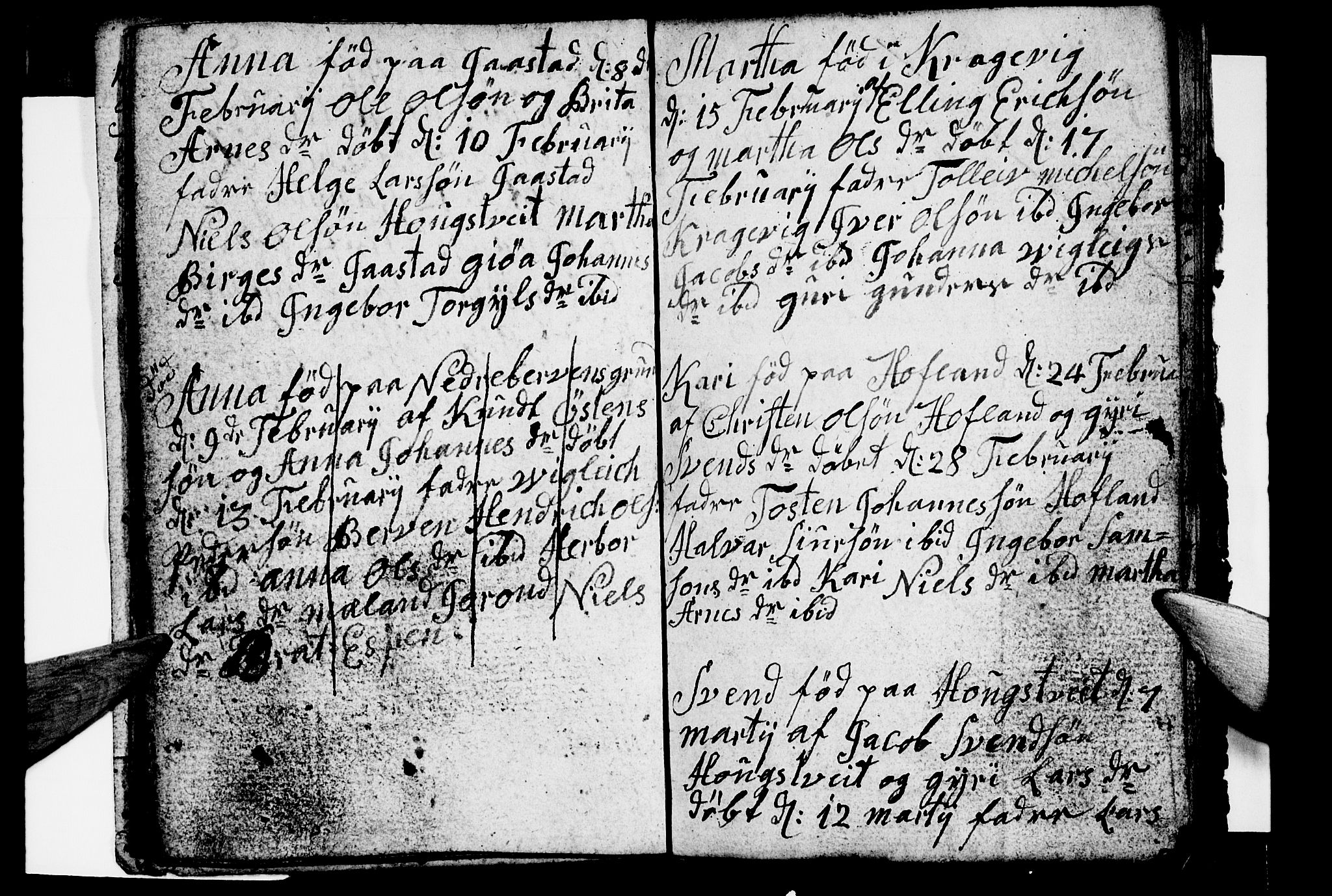 Ullensvang sokneprestembete, SAB/A-78701/H/Hab: Parish register (copy) no. B 7, 1792-1797