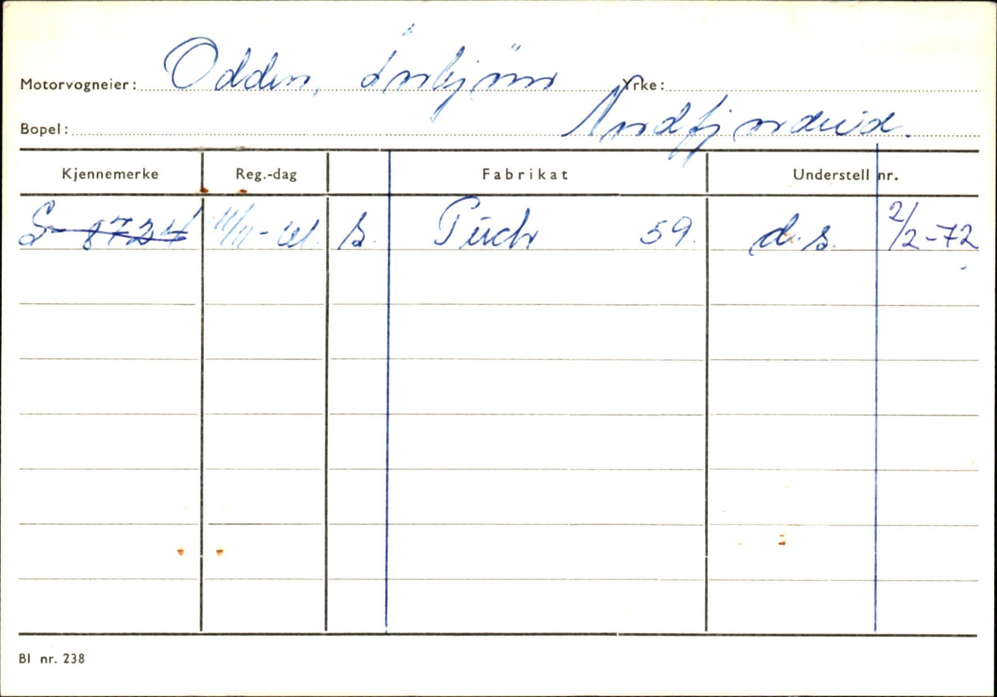 Statens vegvesen, Sogn og Fjordane vegkontor, SAB/A-5301/4/F/L0129: Eigarregistrer Eid A-S, 1945-1975, p. 2013