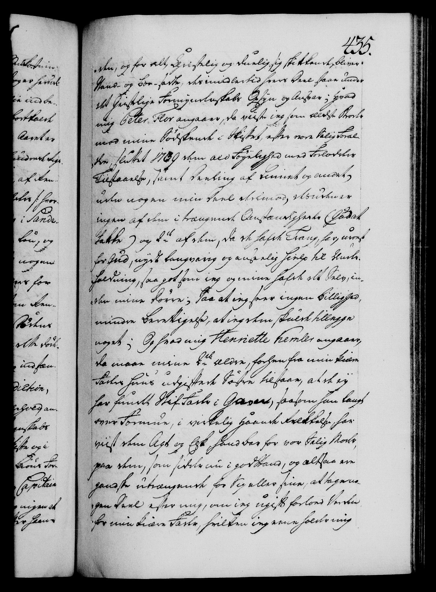 Danske Kanselli 1572-1799, AV/RA-EA-3023/F/Fc/Fca/Fcaa/L0043: Norske registre, 1766-1768, p. 435a