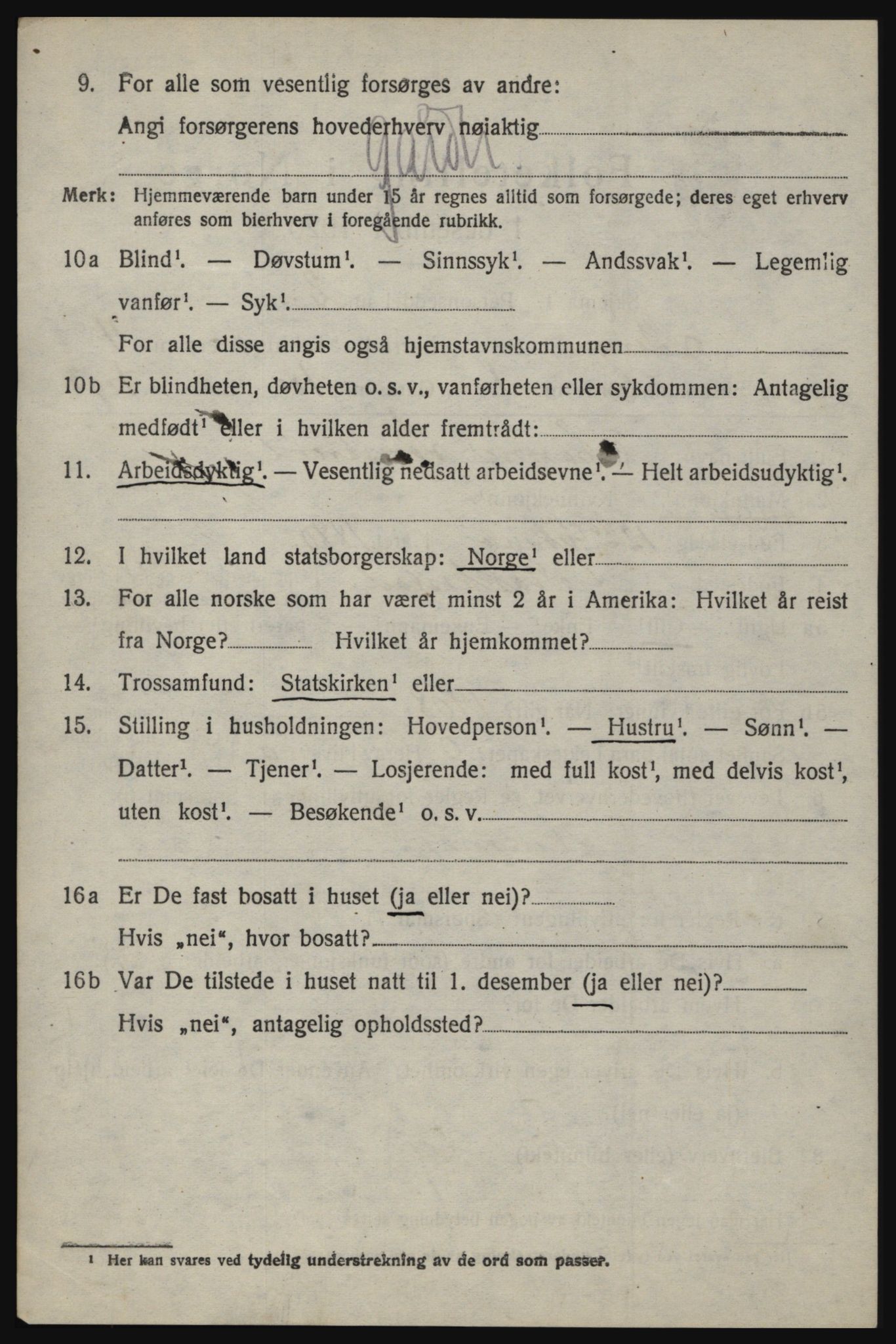 SAO, 1920 census for Berg, 1920, p. 8130