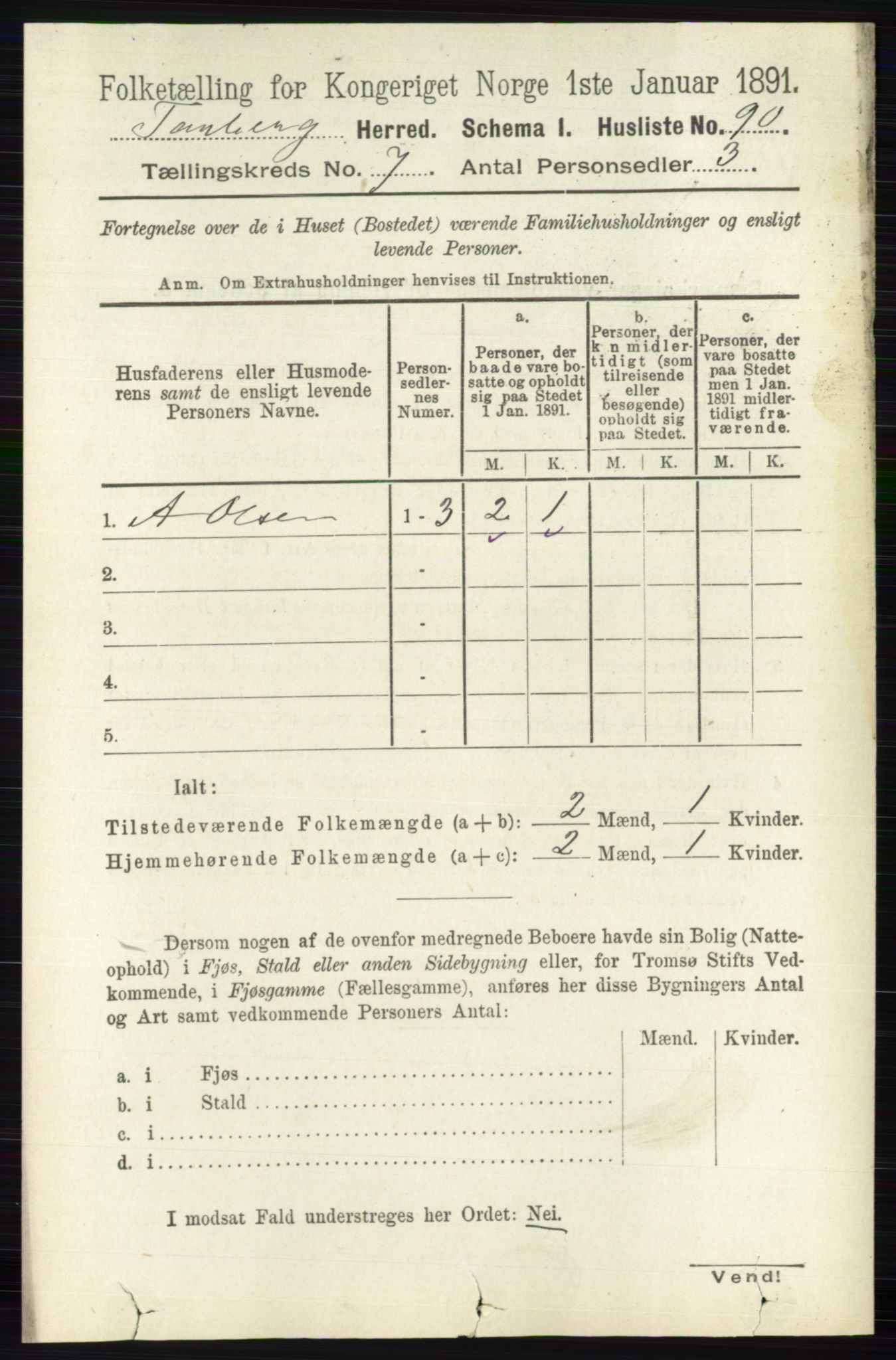 RA, 1891 census for 0524 Fåberg, 1891, p. 2778