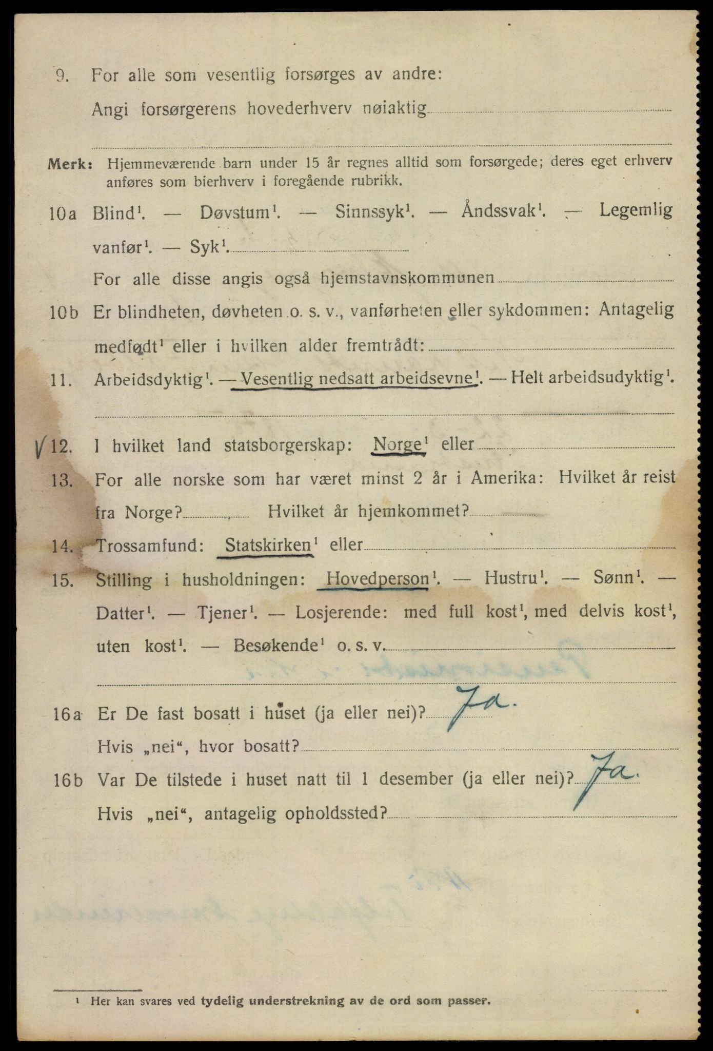 SAO, 1920 census for Kristiania, 1920, p. 215072