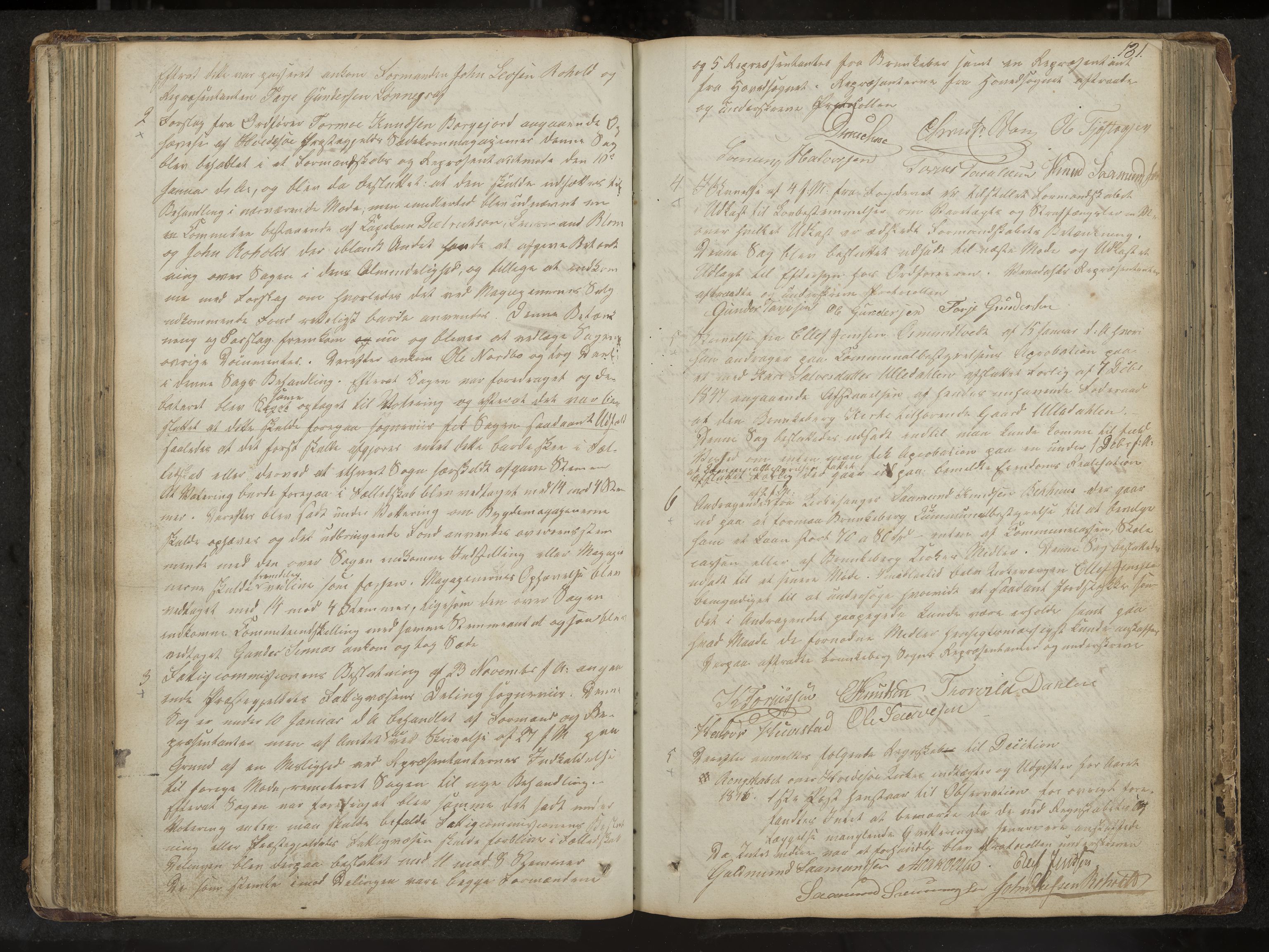 Kviteseid formannskap og sentraladministrasjon, IKAK/0829021/A/Aa/L0001: Møtebok med register, 1837-1866, p. 131