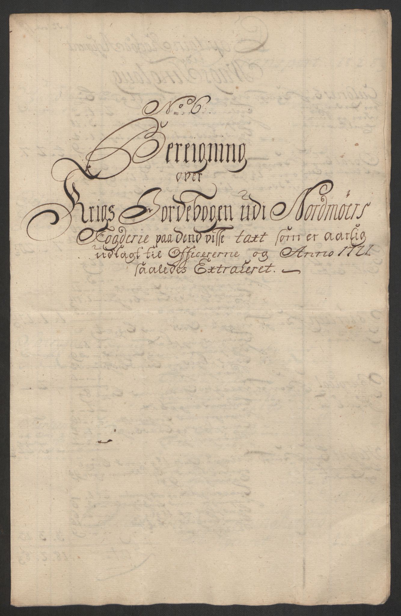 Rentekammeret inntil 1814, Reviderte regnskaper, Fogderegnskap, AV/RA-EA-4092/R56/L3754: Fogderegnskap Nordmøre, 1721, p. 445