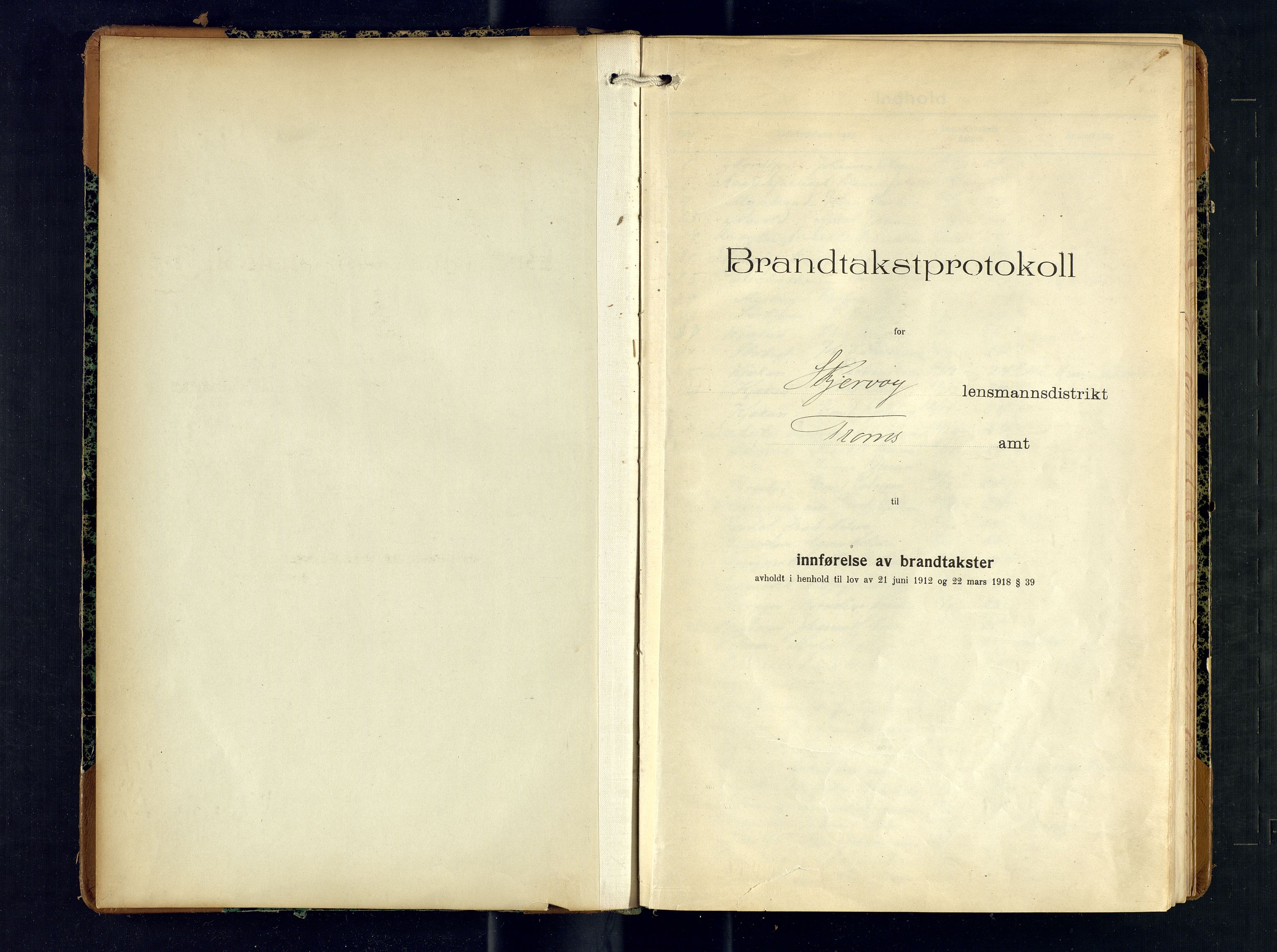 Skjervøy lensmannskontor, SATØ/SATØ-63/F/Fu/Fub/L0259: Branntakstprotokoll (S), 1924-1926