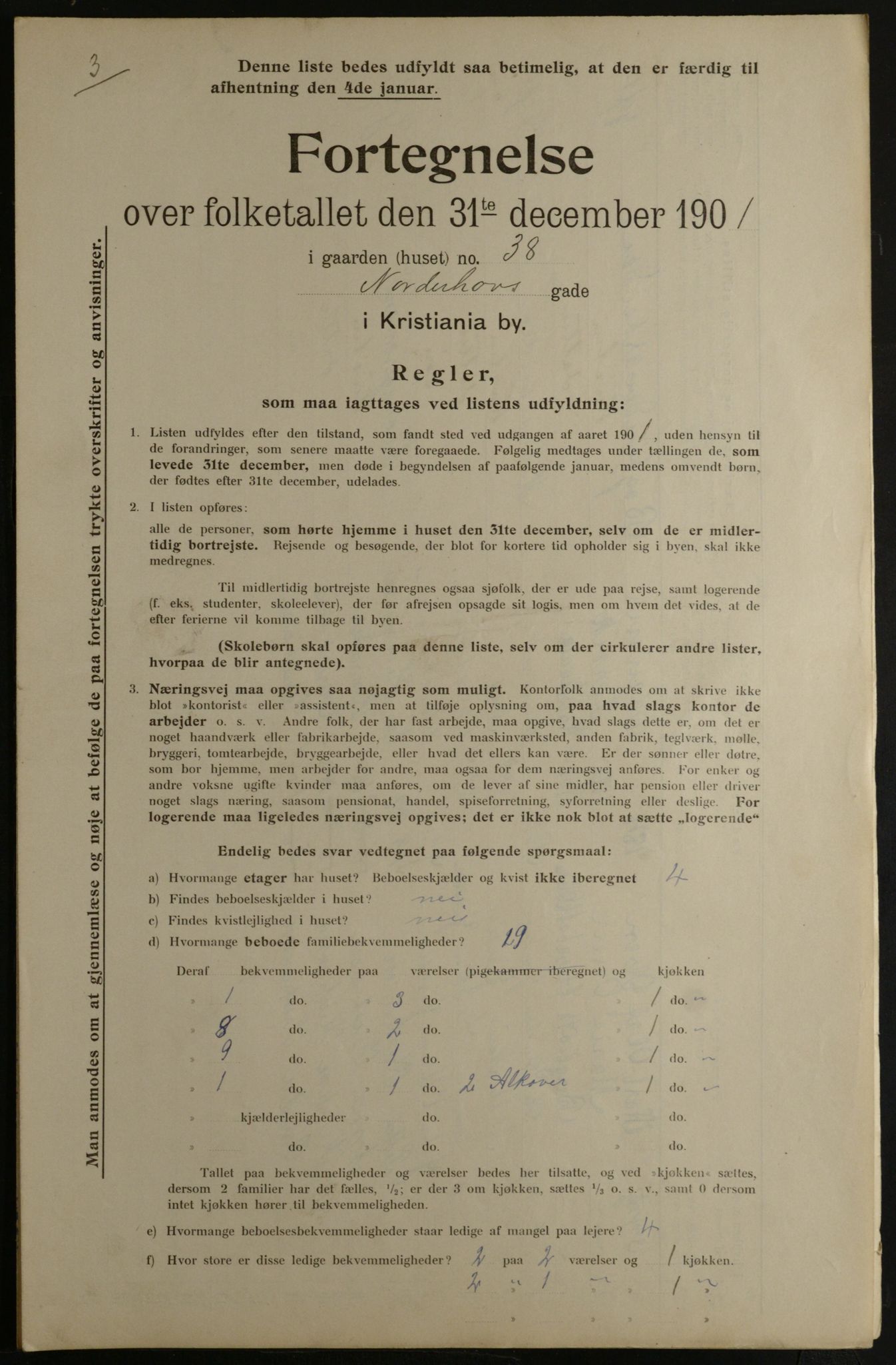 OBA, Municipal Census 1901 for Kristiania, 1901, p. 11199