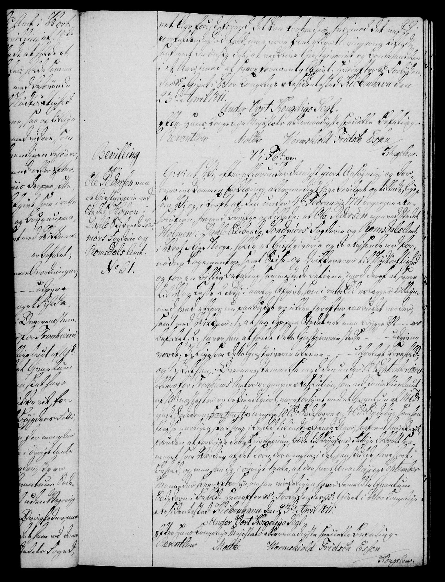 Rentekammeret, Kammerkanselliet, AV/RA-EA-3111/G/Gg/Gga/L0020: Norsk ekspedisjonsprotokoll med register (merket RK 53.20), 1811-1814, p. 49