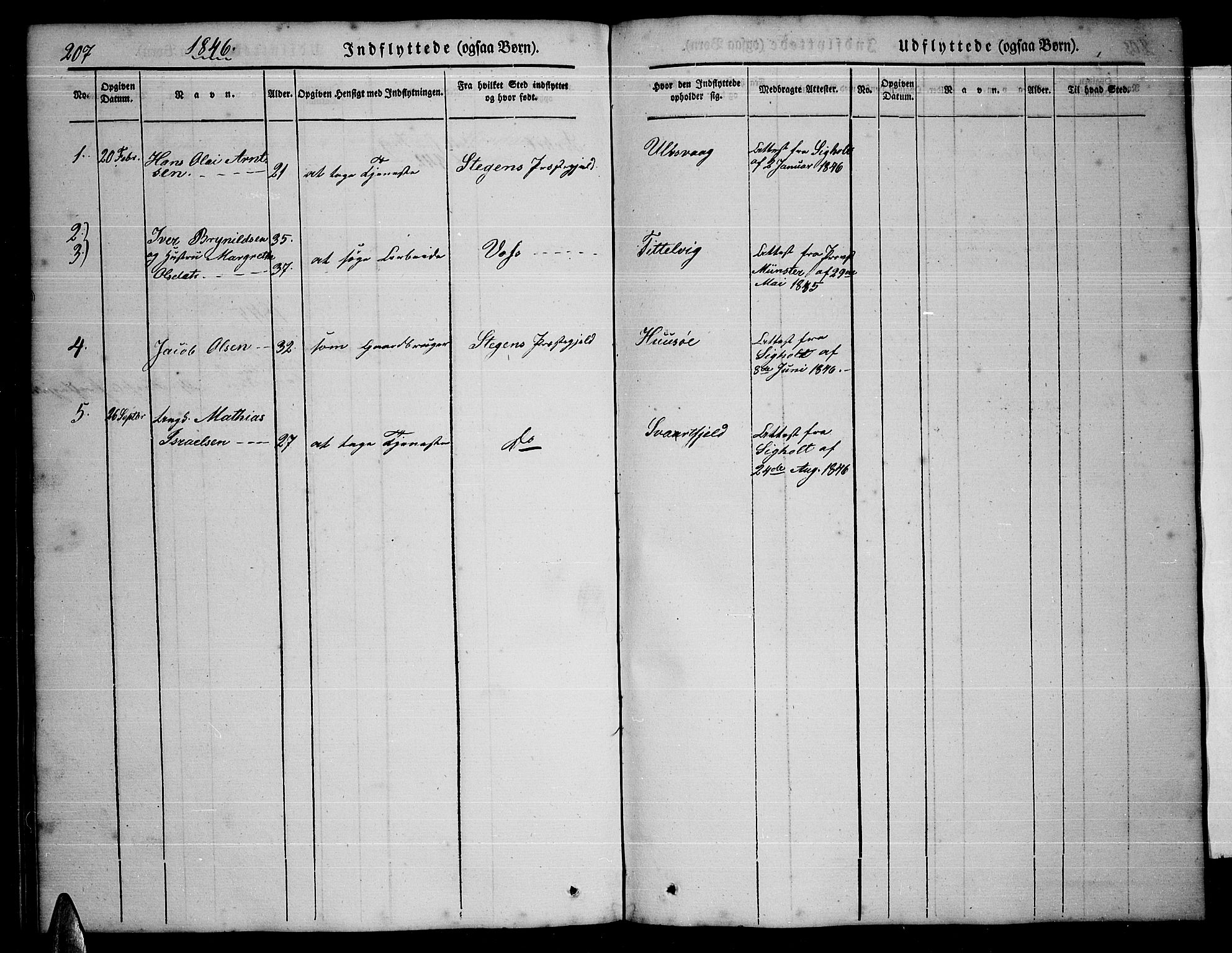 Ministerialprotokoller, klokkerbøker og fødselsregistre - Nordland, SAT/A-1459/859/L0856: Parish register (copy) no. 859C02, 1843-1854, p. 207