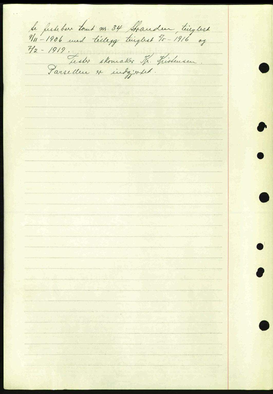 Eiker, Modum og Sigdal sorenskriveri, SAKO/A-123/G/Ga/Gab/L0034: Mortgage book no. A4, 1936-1937, Diary no: : 2727/1936