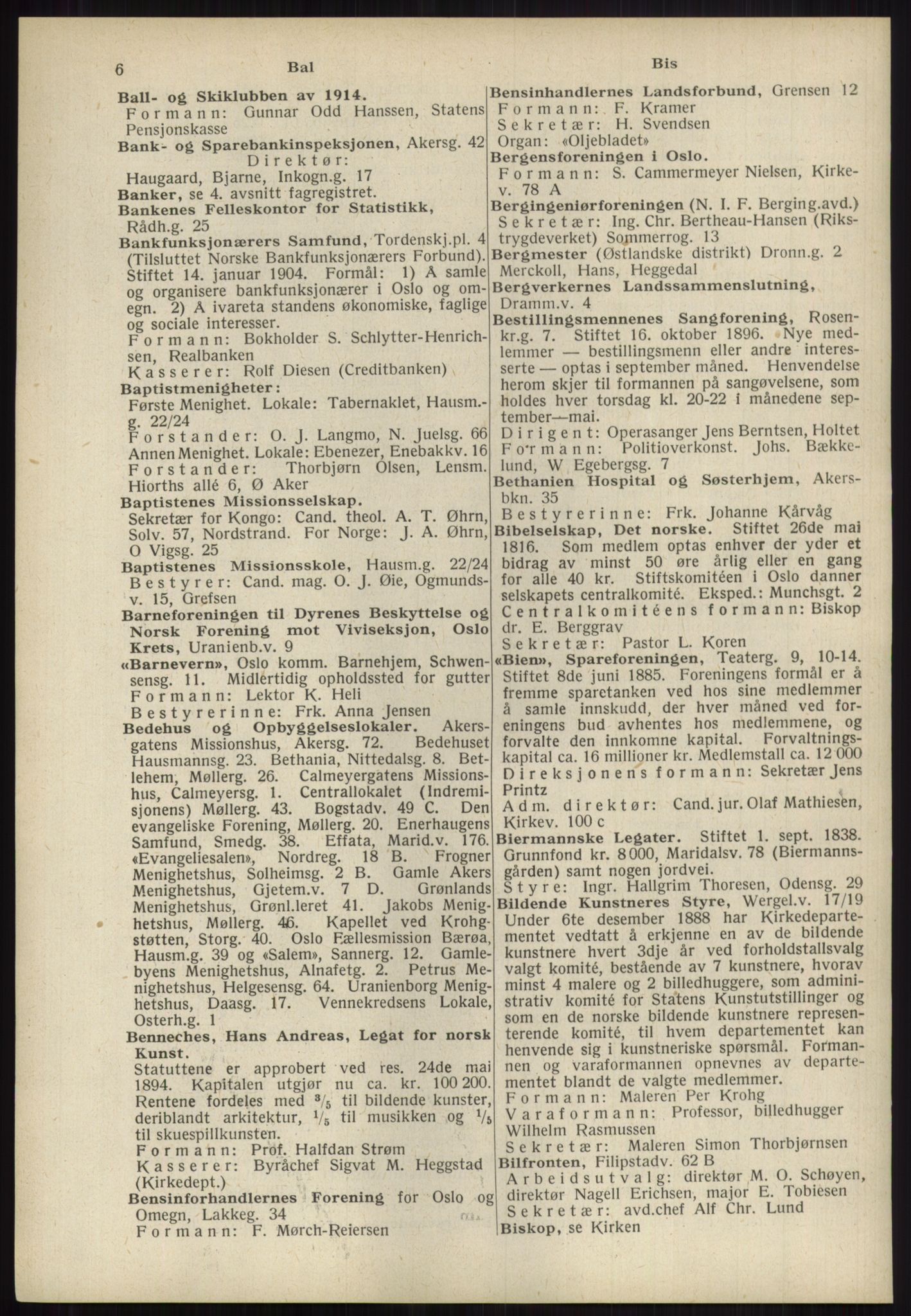 Kristiania/Oslo adressebok, PUBL/-, 1939, p. 6