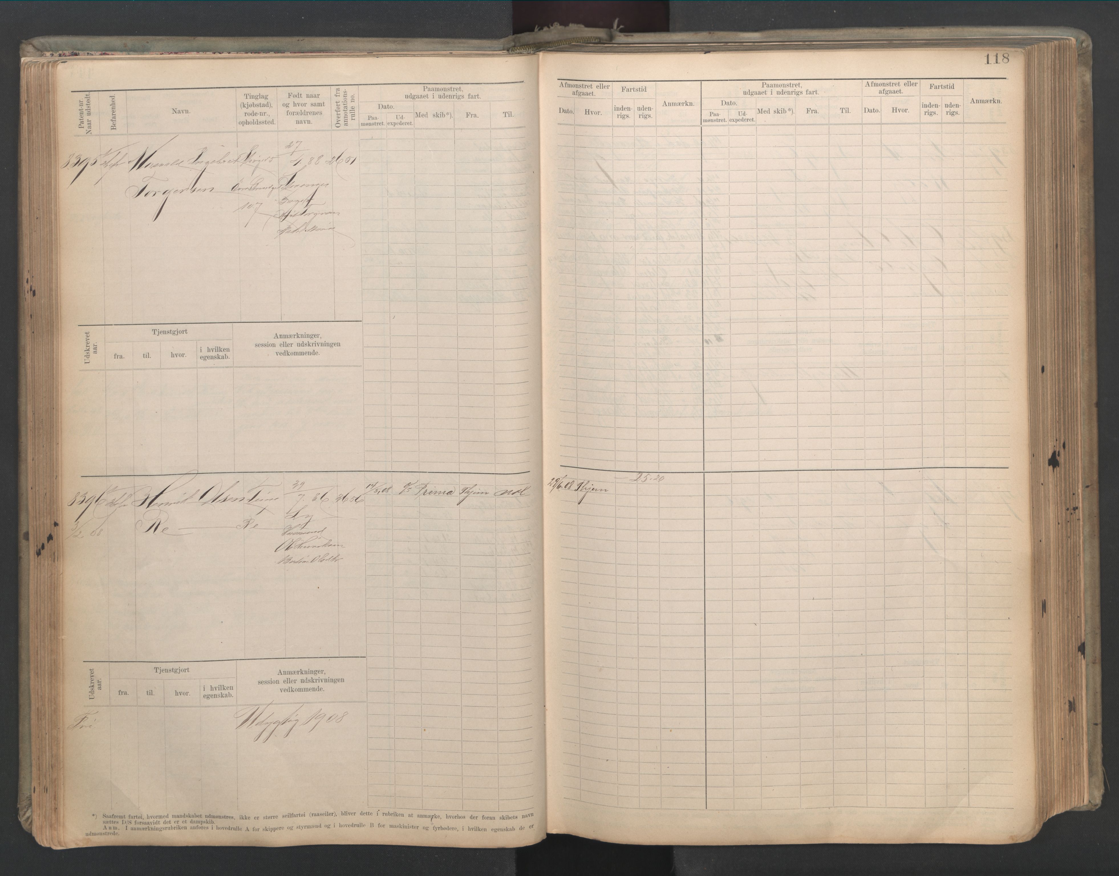 Stavanger sjømannskontor, AV/SAST-A-102006/F/Fb/Fbb/L0023: Sjøfartshovedrulle patnentnr. 8161-8904 (dublett), 1903, p. 122