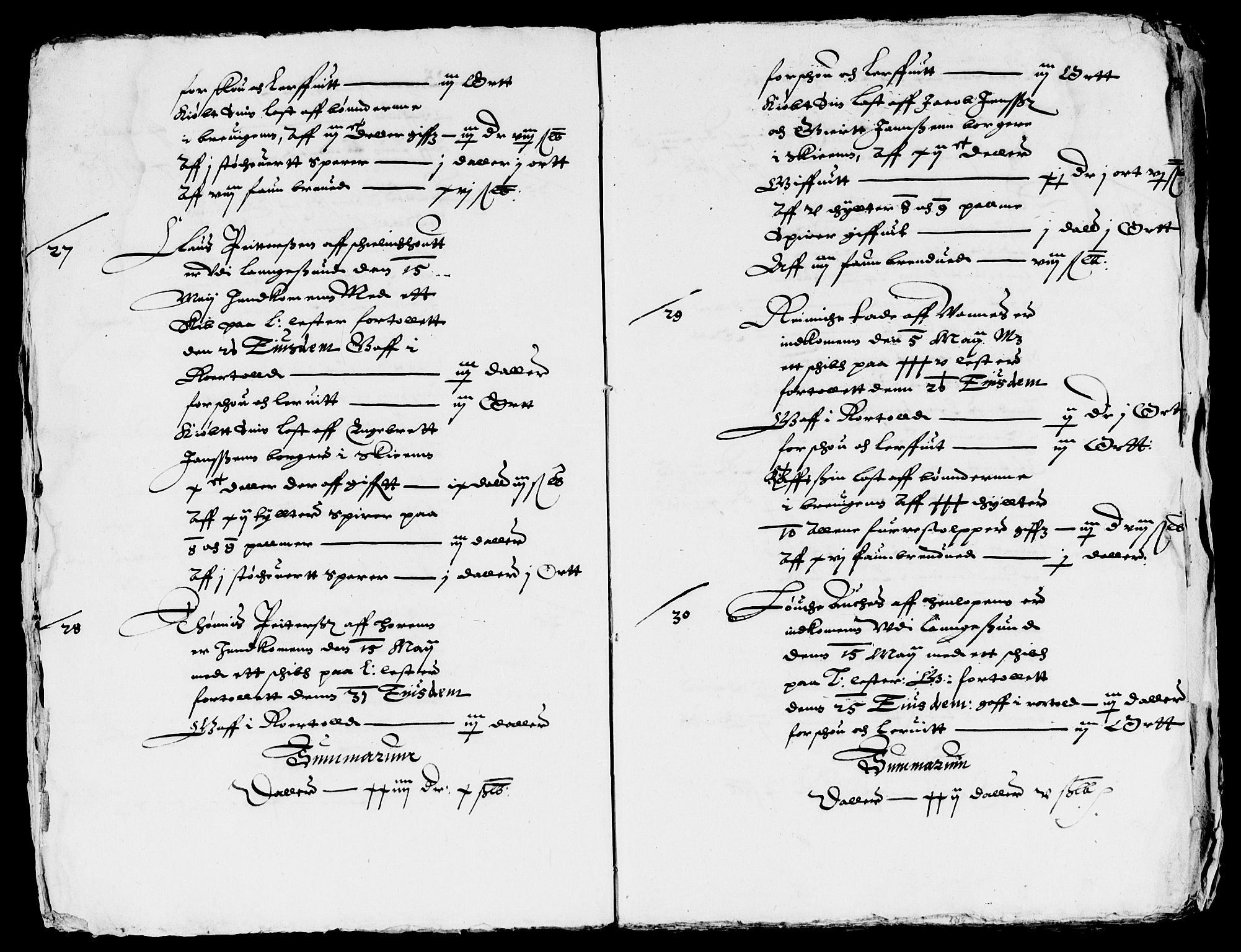 Rentekammeret inntil 1814, Reviderte regnskaper, Lensregnskaper, AV/RA-EA-5023/R/Rb/Rbp/L0003: Bratsberg len, 1608-1611