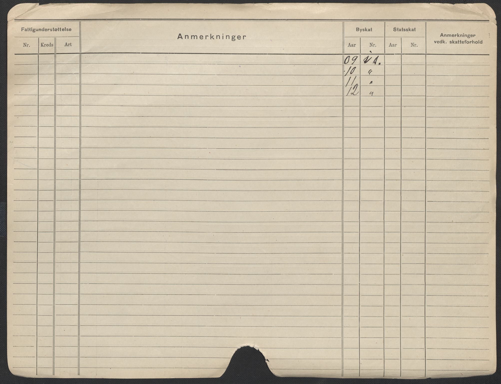 Oslo folkeregister, Registerkort, AV/SAO-A-11715/F/Fa/Fac/L0012: Kvinner, 1906-1914, p. 3b