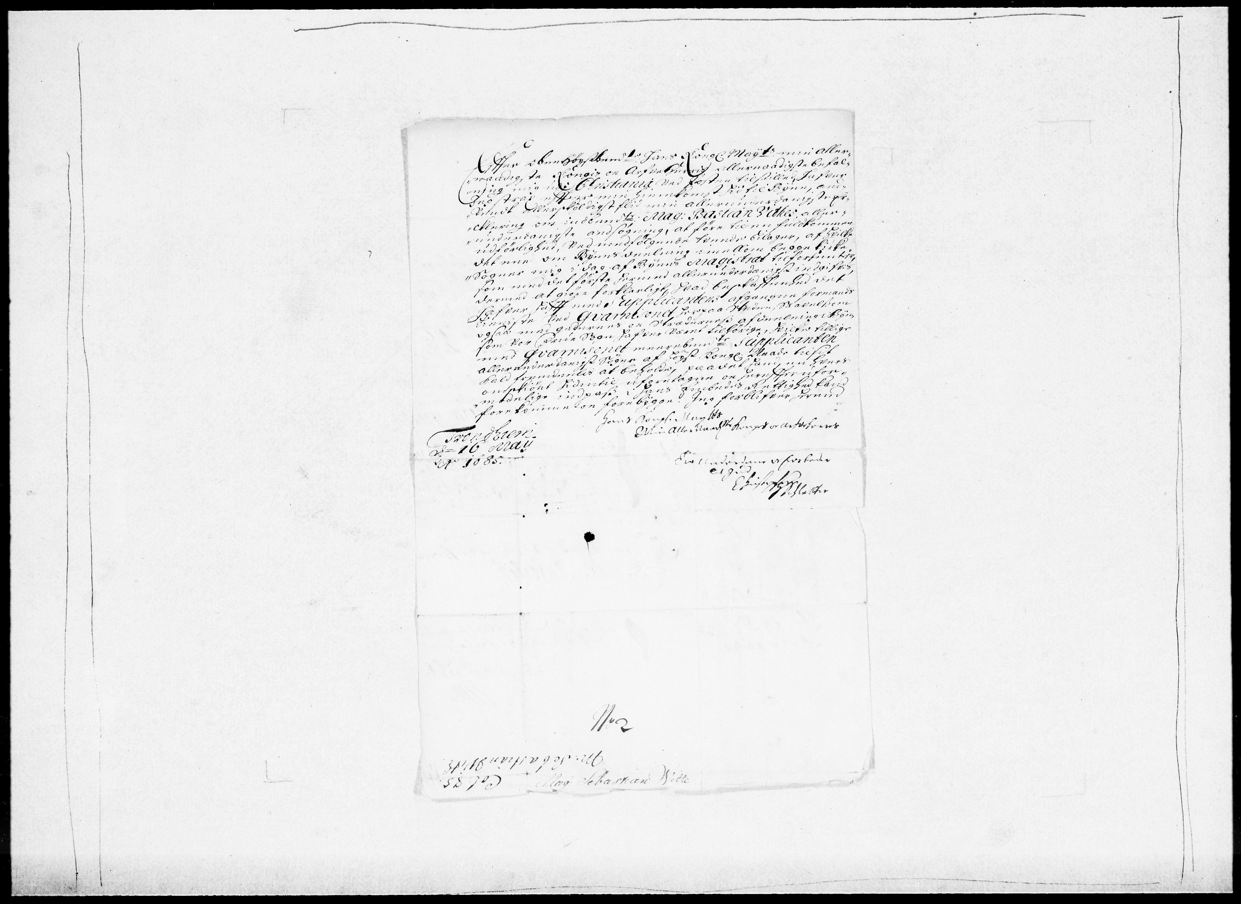 Danske Kanselli 1572-1799, RA/EA-3023/F/Fc/Fcc/Fcca/L0039: Norske innlegg 1572-1799, 1685-1686, p. 428