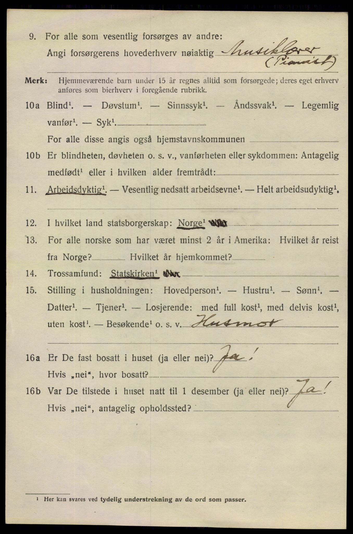 SAO, 1920 census for Fredrikstad, 1920, p. 13558