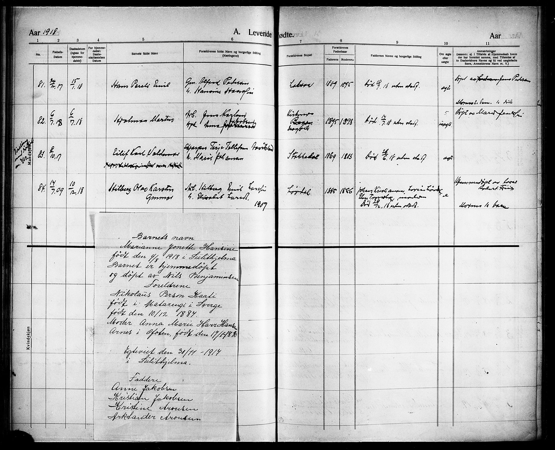 Ministerialprotokoller, klokkerbøker og fødselsregistre - Nordland, AV/SAT-A-1459/863/L0916: Parish register (copy) no. 863C06, 1907-1921