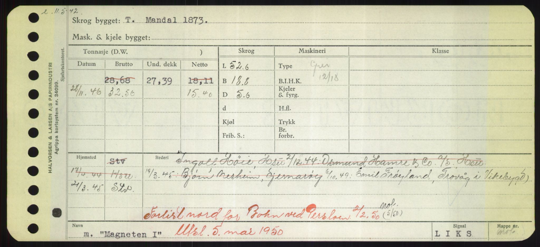 Sjøfartsdirektoratet med forløpere, Skipsmålingen, RA/S-1627/H/Hd/L0024: Fartøy, M-Mim, p. 77