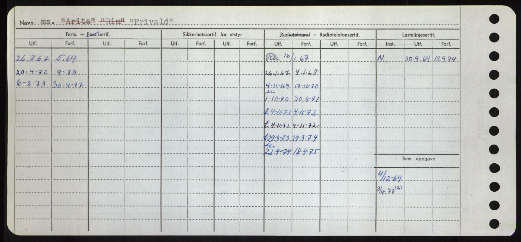 Sjøfartsdirektoratet med forløpere, Skipsmålingen, AV/RA-S-1627/H/Hd/L0011: Fartøy, Fla-Får, p. 494