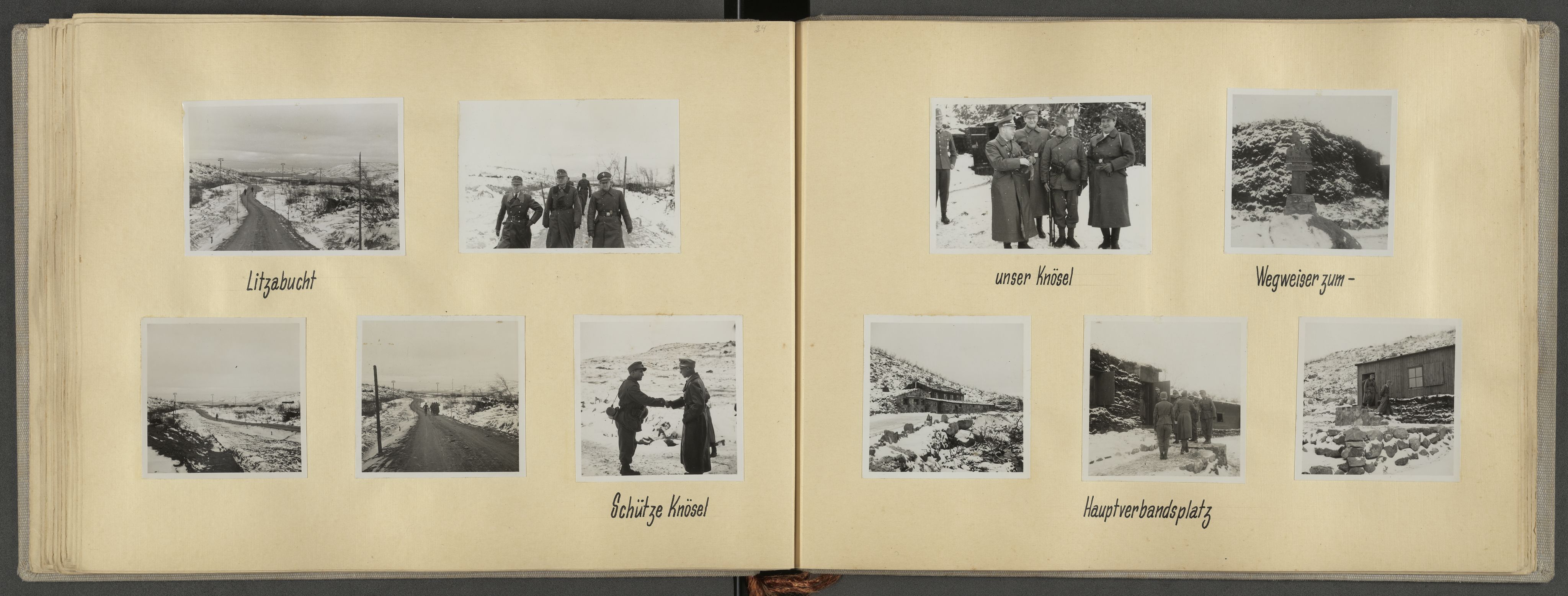 Tyske arkiver, Reichskommissariat, AV/RA-RAFA-2174/E/Ei/L0001: Reise des Reichskommissars nach Nord-Norwegen und Lappland vom 12. bis 23. Oktober 1942 , 1942