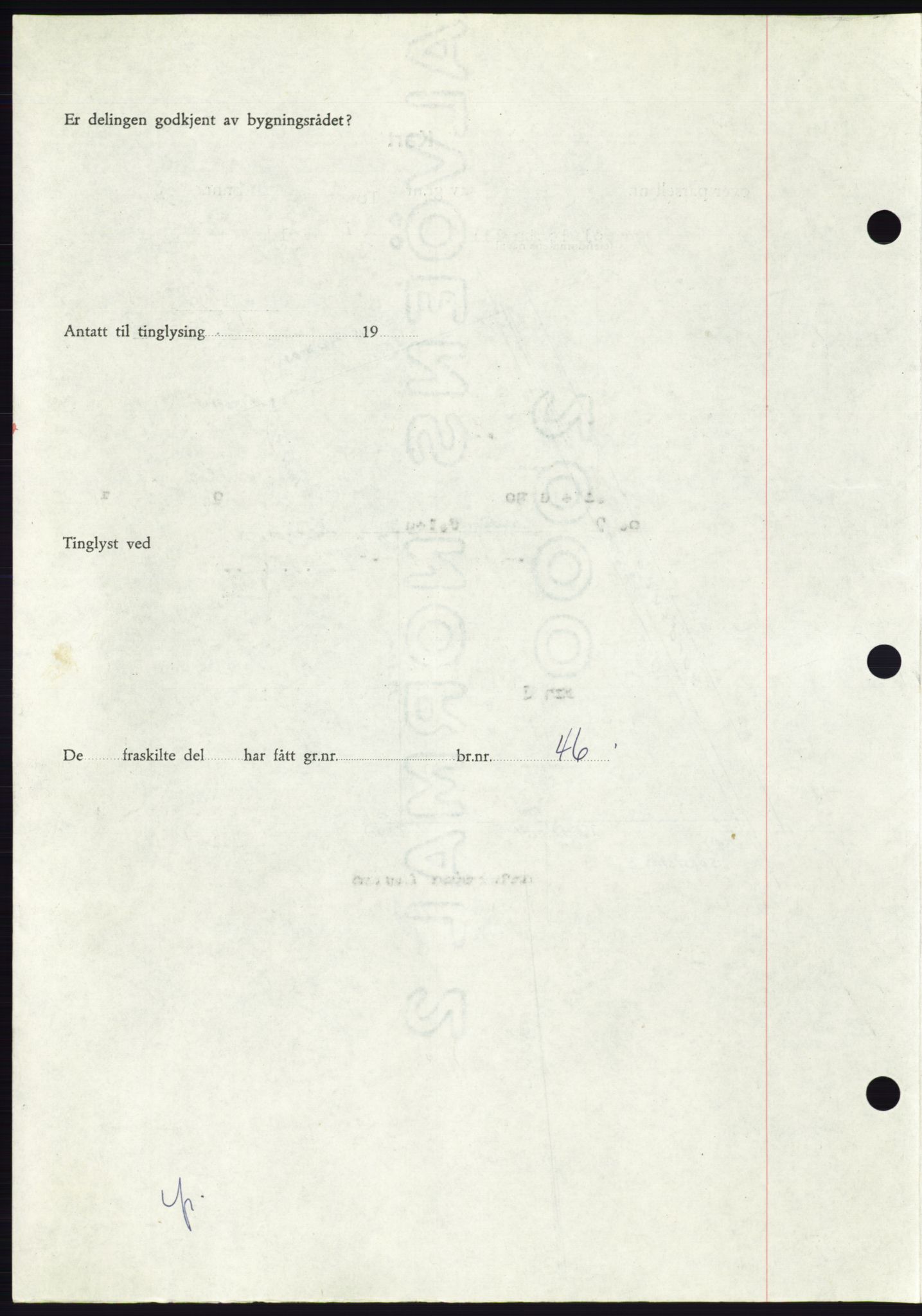 Søre Sunnmøre sorenskriveri, AV/SAT-A-4122/1/2/2C/L0105: Mortgage book no. 31A, 1956-1957, Diary no: : 123/1957