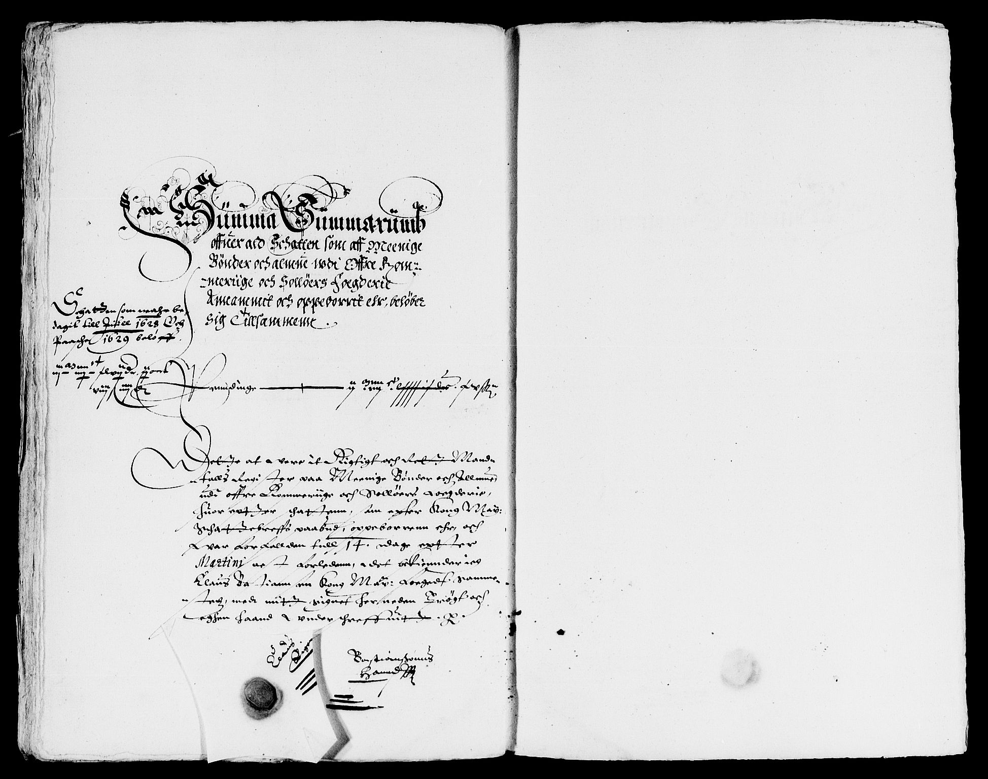 Rentekammeret inntil 1814, Reviderte regnskaper, Lensregnskaper, RA/EA-5023/R/Rb/Rba/L0096: Akershus len, 1629-1630