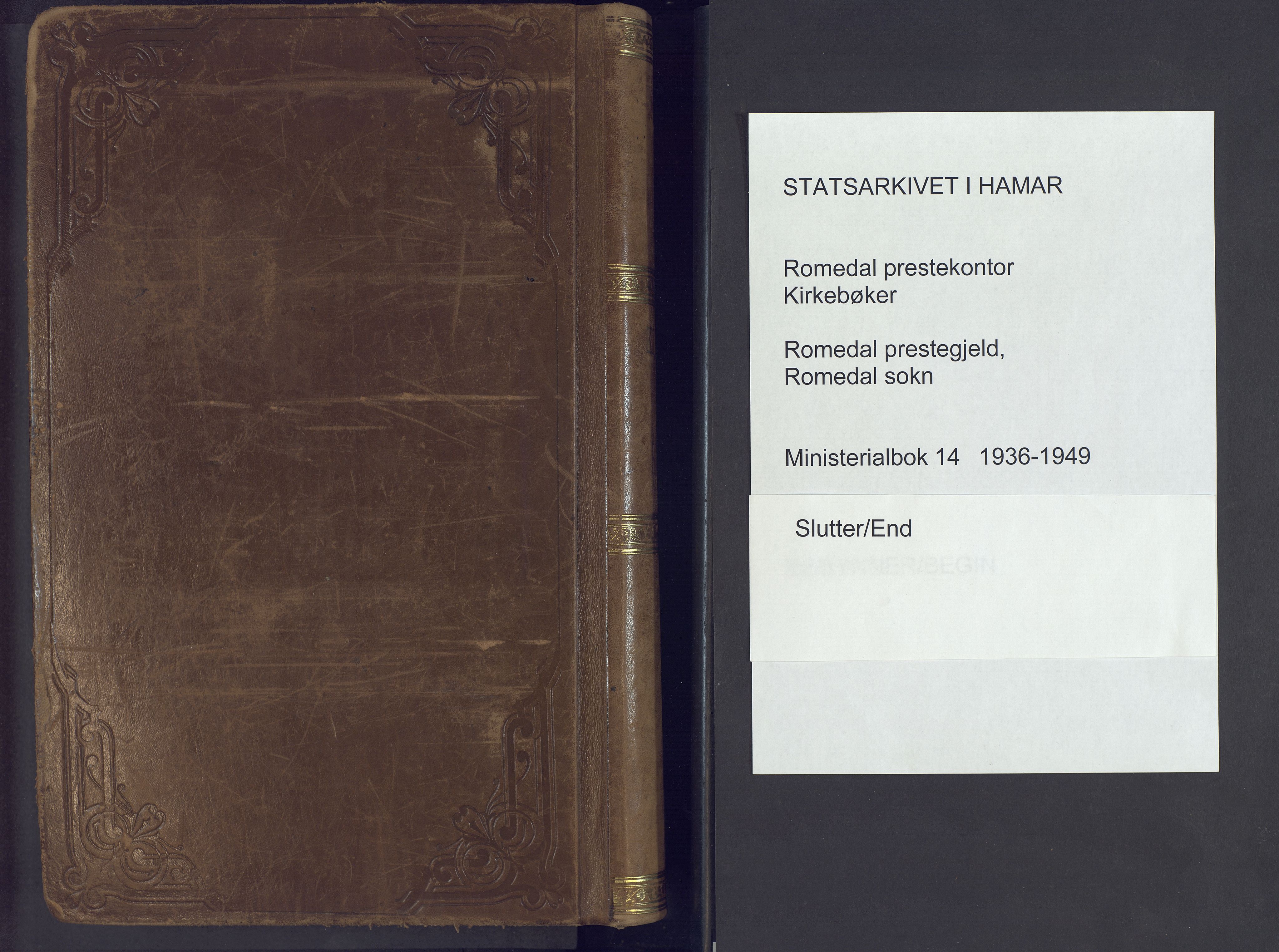 Romedal prestekontor, AV/SAH-PREST-004/K/L0014: Parish register (official) no. 14, 1936-1949