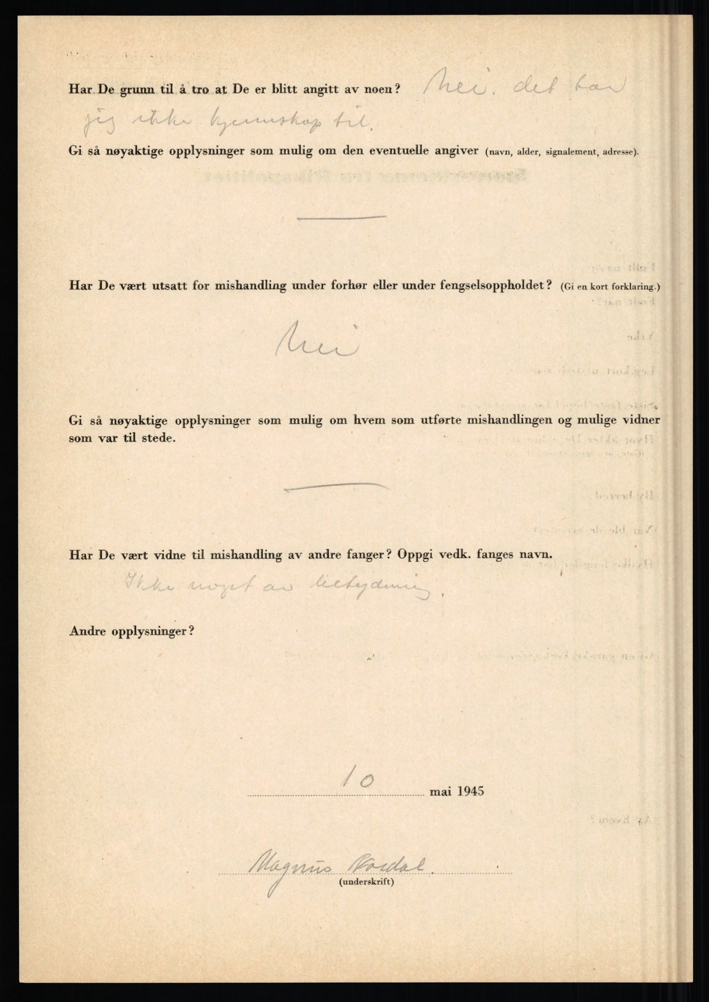 Rikspolitisjefen, AV/RA-S-1560/L/L0012: Mogensen, Øivind - Noraas, Lars, 1940-1945, p. 961