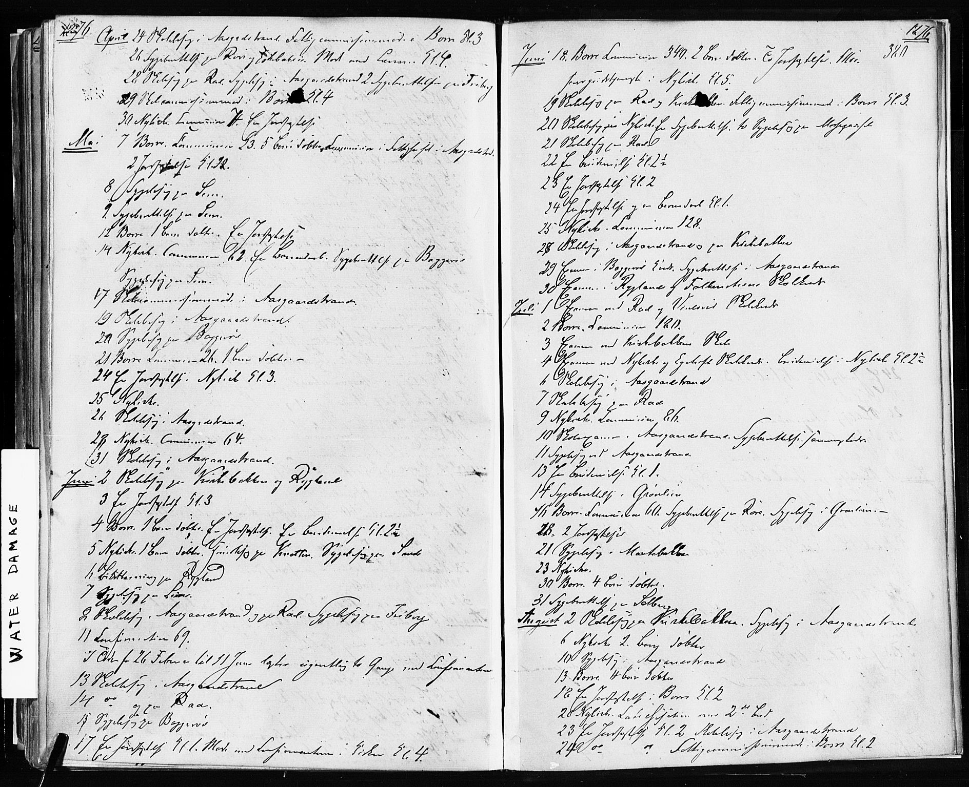 Borre kirkebøker, AV/SAKO-A-338/F/Fa/L0008: Parish register (official) no. I 8, 1868-1877, p. 380