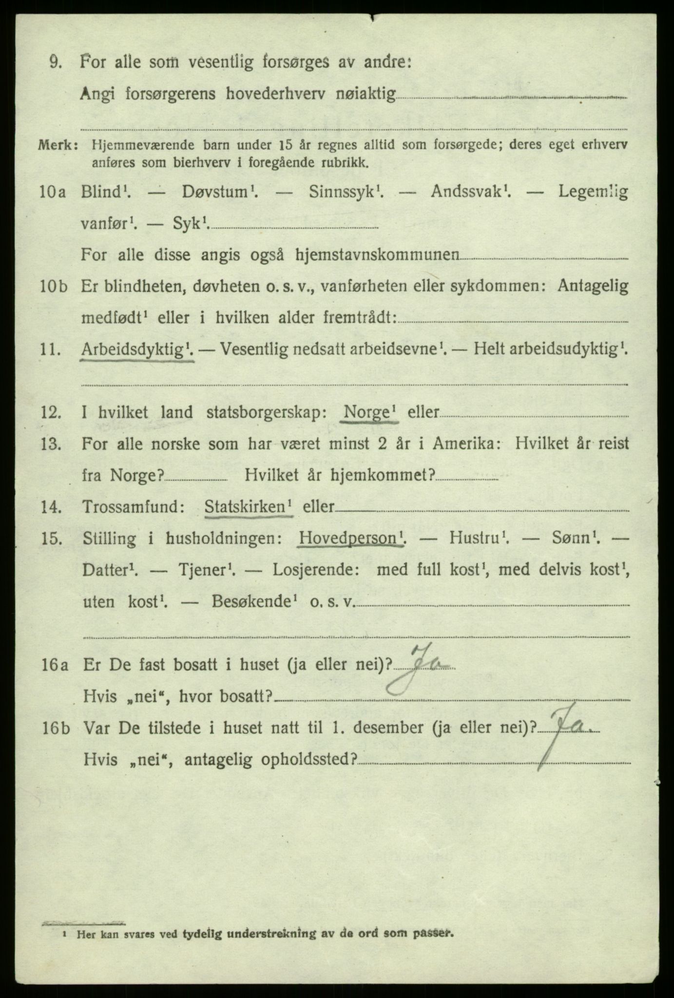 SAB, 1920 census for Fana, 1920, p. 5060