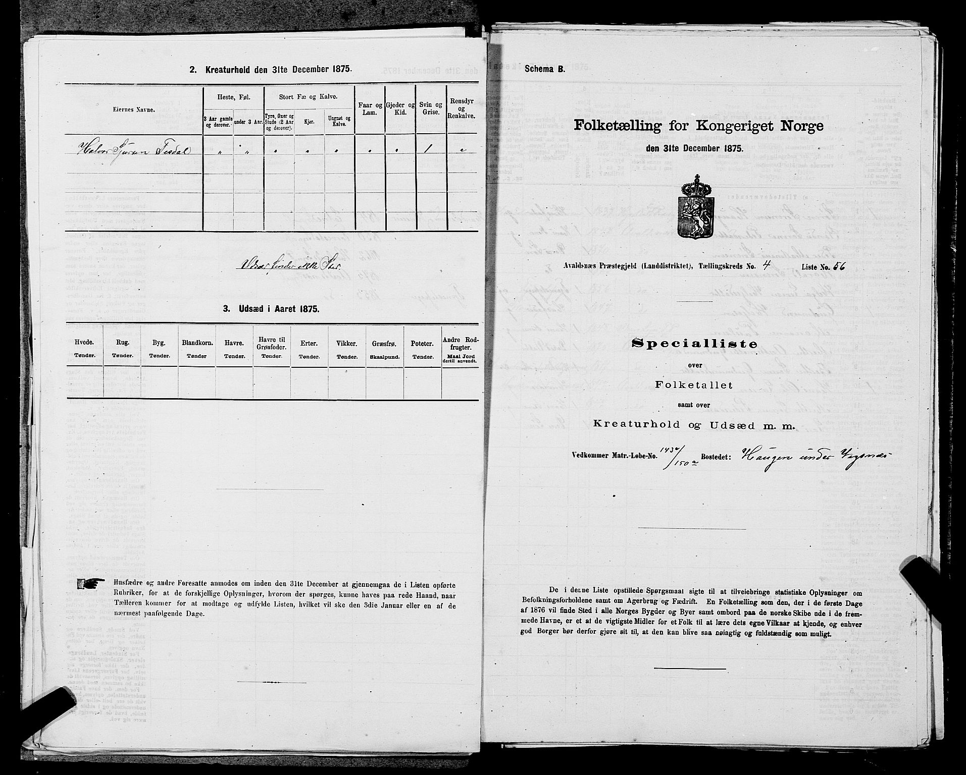 SAST, 1875 census for 1147L Avaldsnes/Avaldsnes og Kopervik, 1875, p. 617