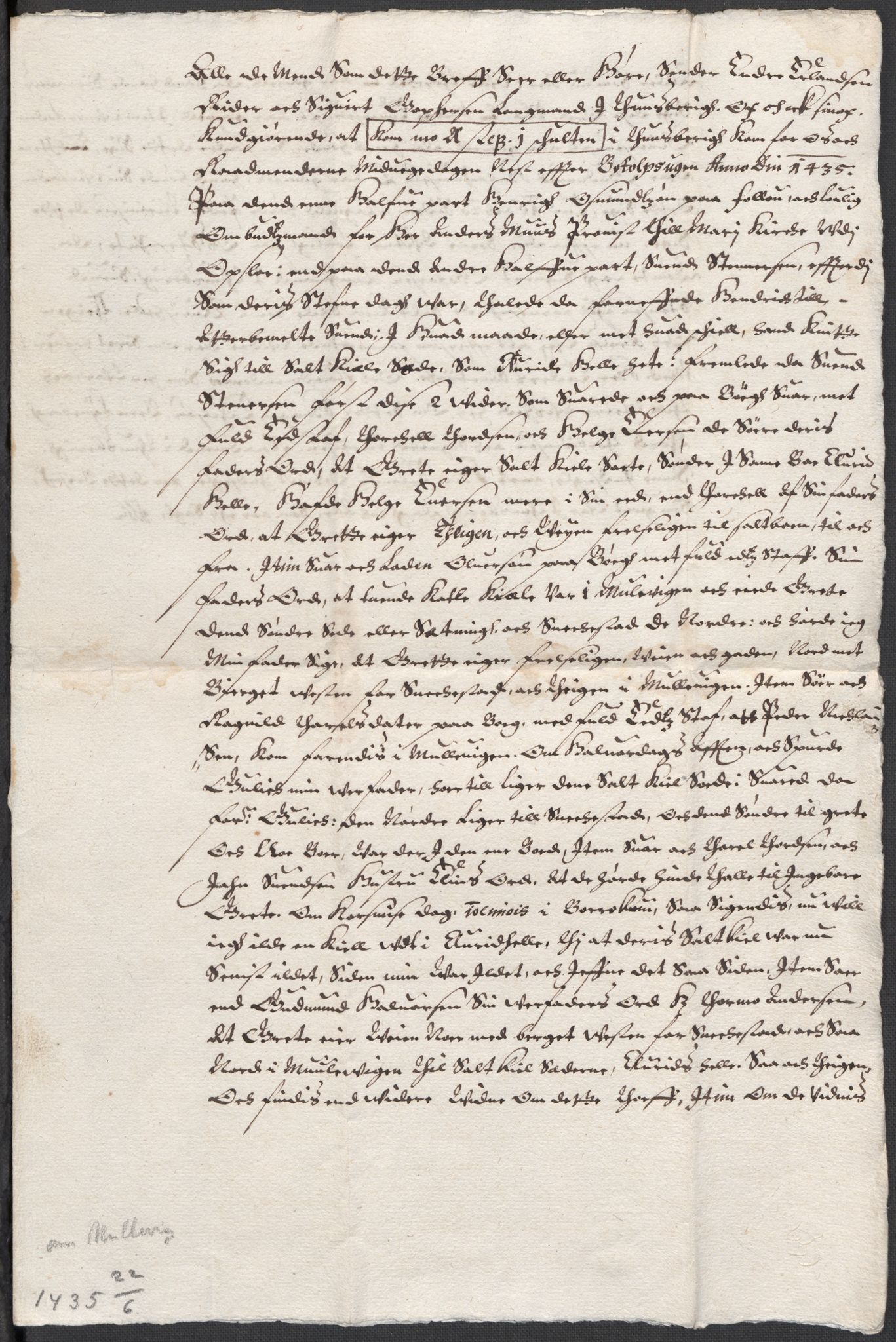 Riksarkivets diplomsamling, AV/RA-EA-5965/F12/L0009: Pk. 8 (III), 1435-1728, p. 3