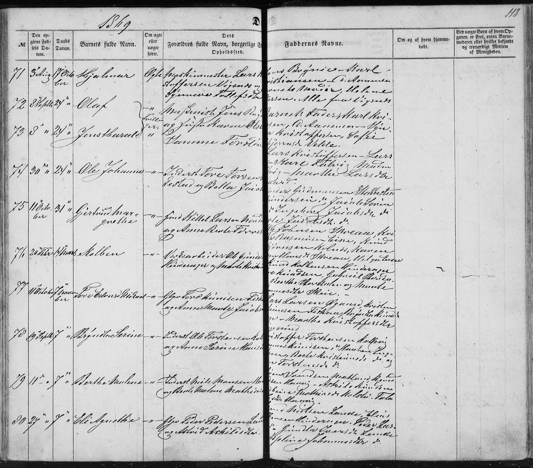 Avaldsnes sokneprestkontor, SAST/A -101851/H/Ha/Haa/L0010: Parish register (official) no. A 10, 1857-1876, p. 118