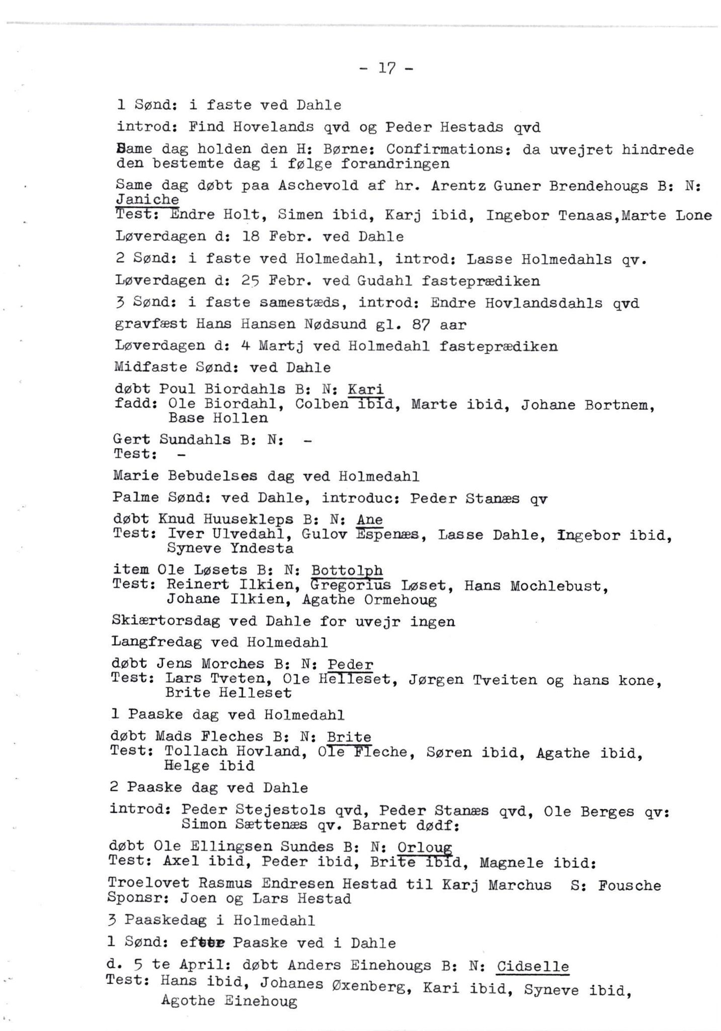 Samling av fulltekstavskrifter, SAB/FULLTEKST/B/14/0010: Fjaler sokneprestembete, ministerialbok nr. A 1, 1755-1778, p. 18