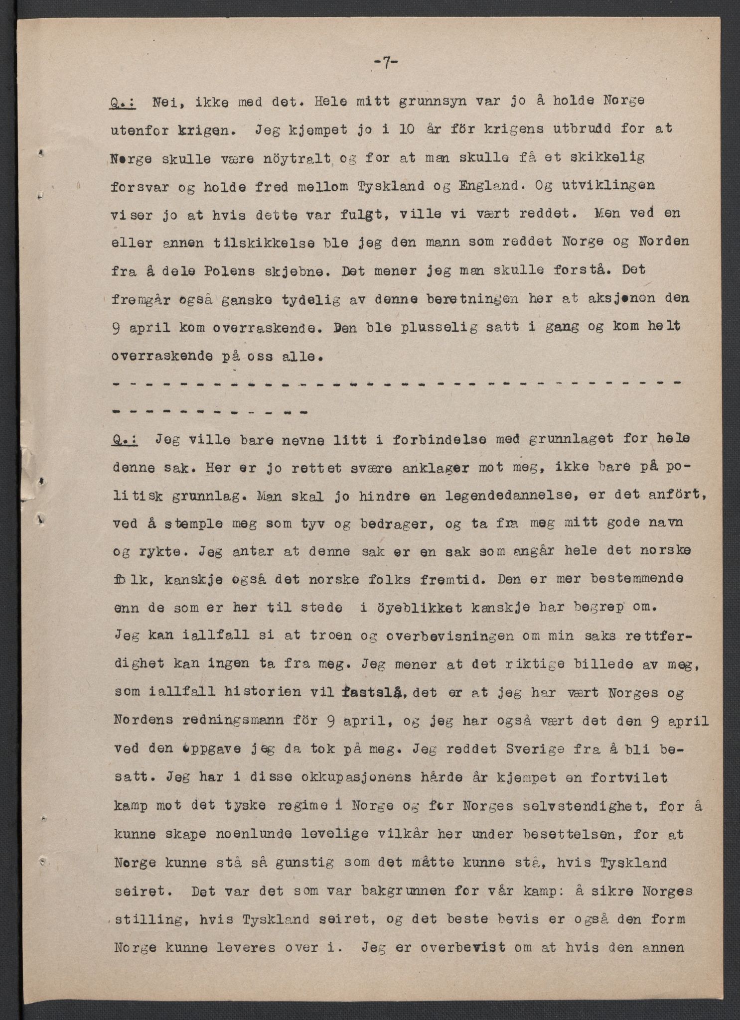 Landssvikarkivet, Oslo politikammer, AV/RA-S-3138-01/D/Da/L0003: Dnr. 29, 1945, p. 3230