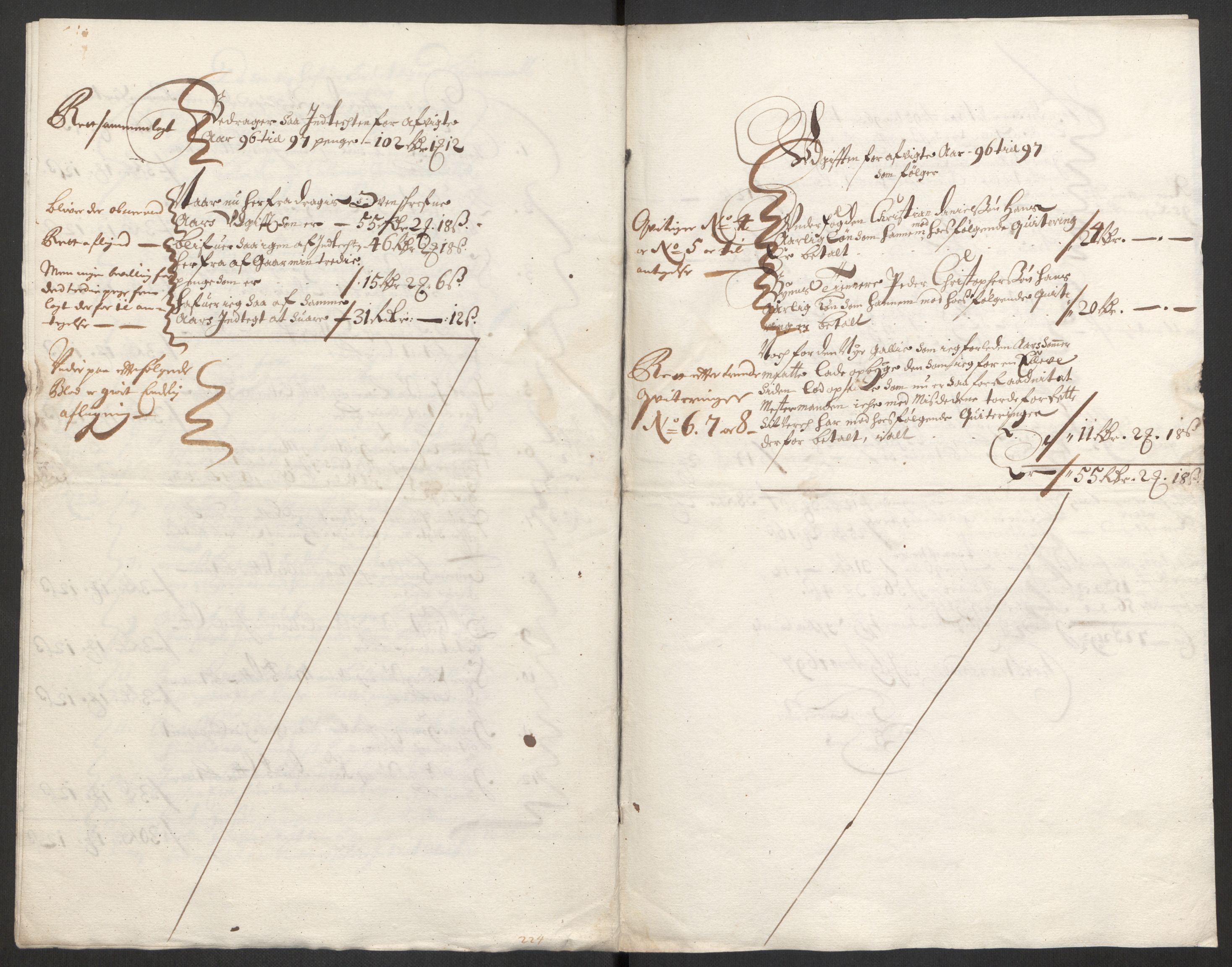 Rentekammeret inntil 1814, Reviderte regnskaper, Byregnskaper, RA/EA-4066/R/Rm/L0285: [M18] Sikt og sakefall, 1681-1718, p. 246