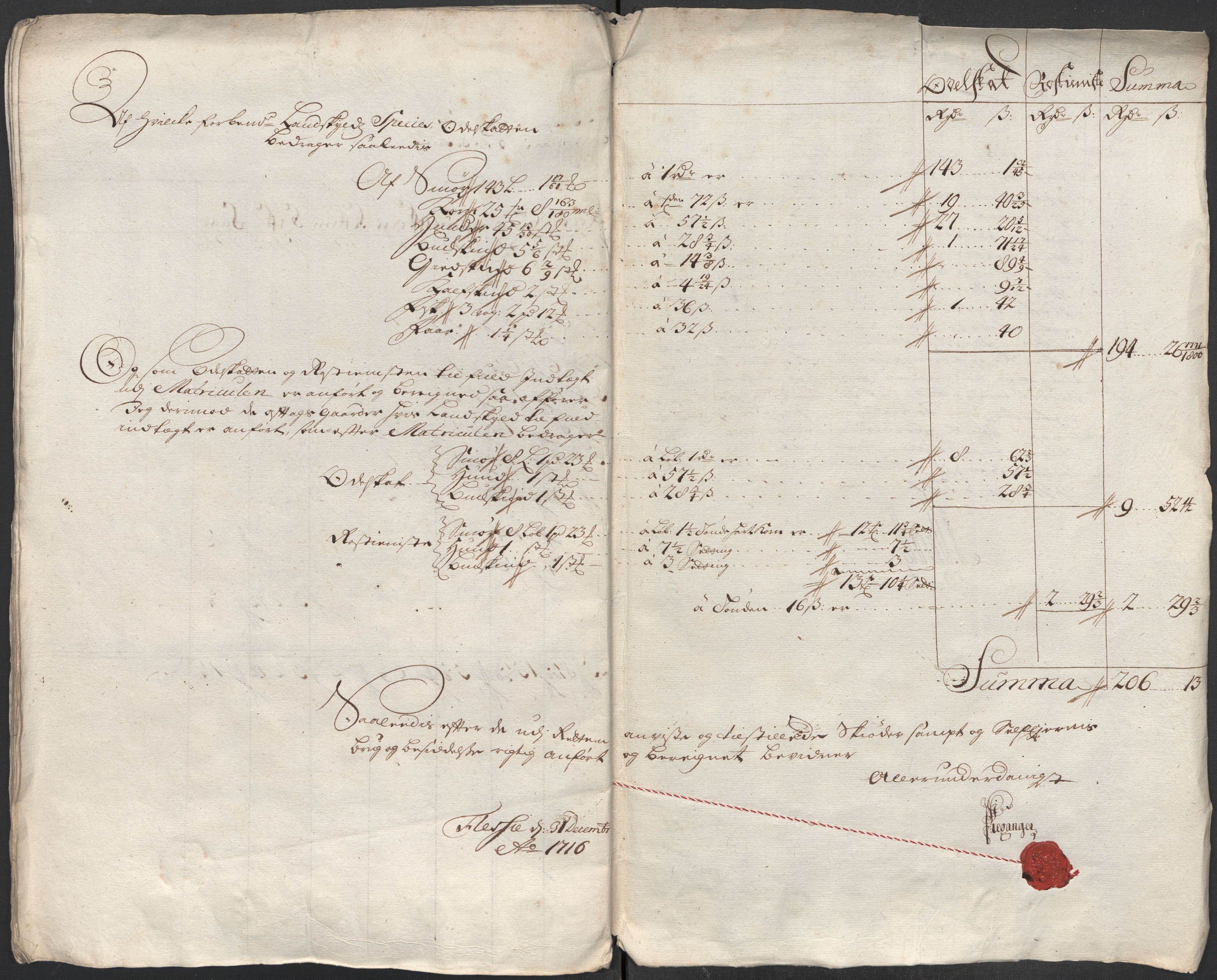 Rentekammeret inntil 1814, Reviderte regnskaper, Fogderegnskap, AV/RA-EA-4092/R52/L3320: Fogderegnskap Sogn, 1715-1716, p. 517