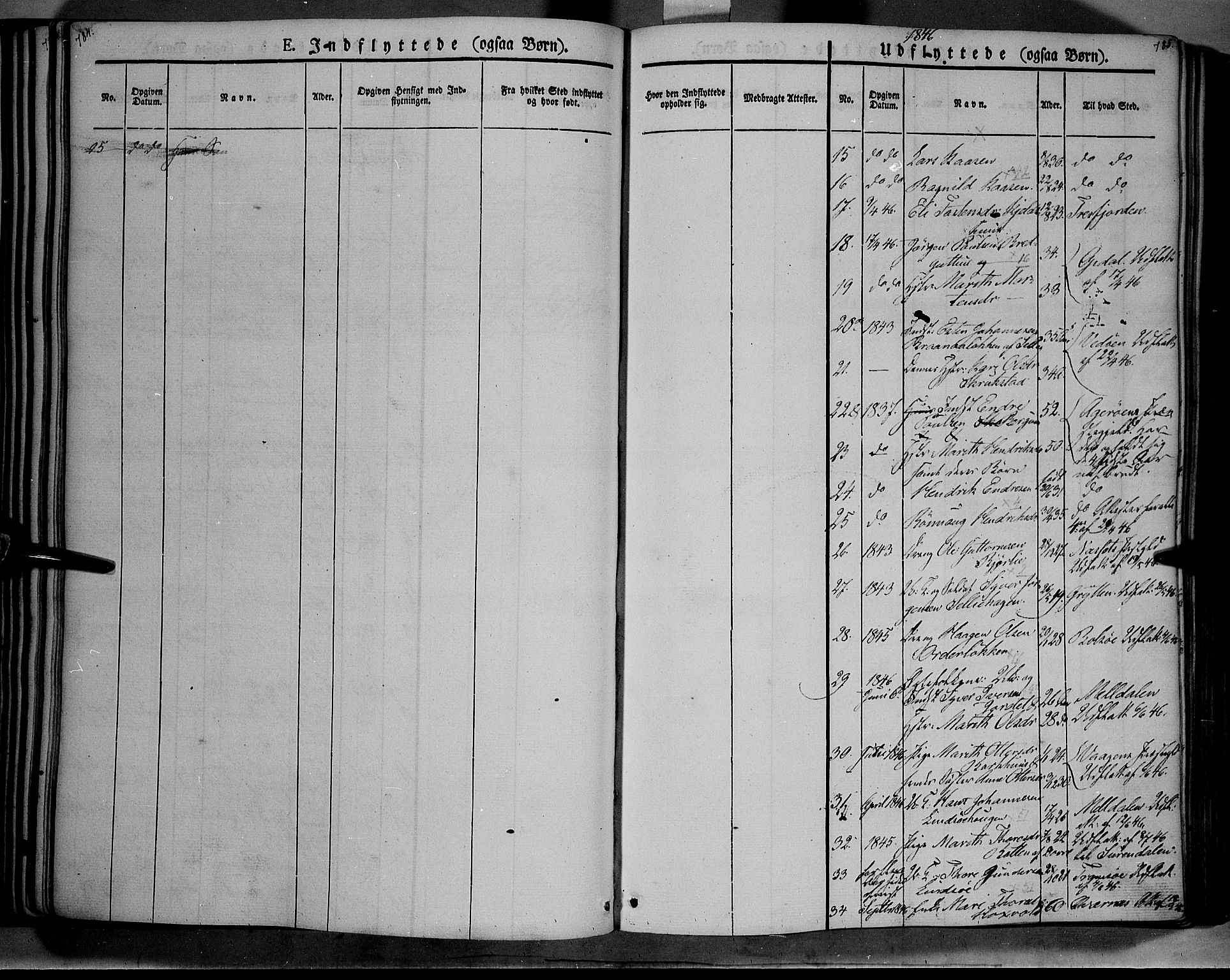 Lesja prestekontor, SAH/PREST-068/H/Ha/Haa/L0006: Parish register (official) no. 6B, 1843-1854, p. 784-785