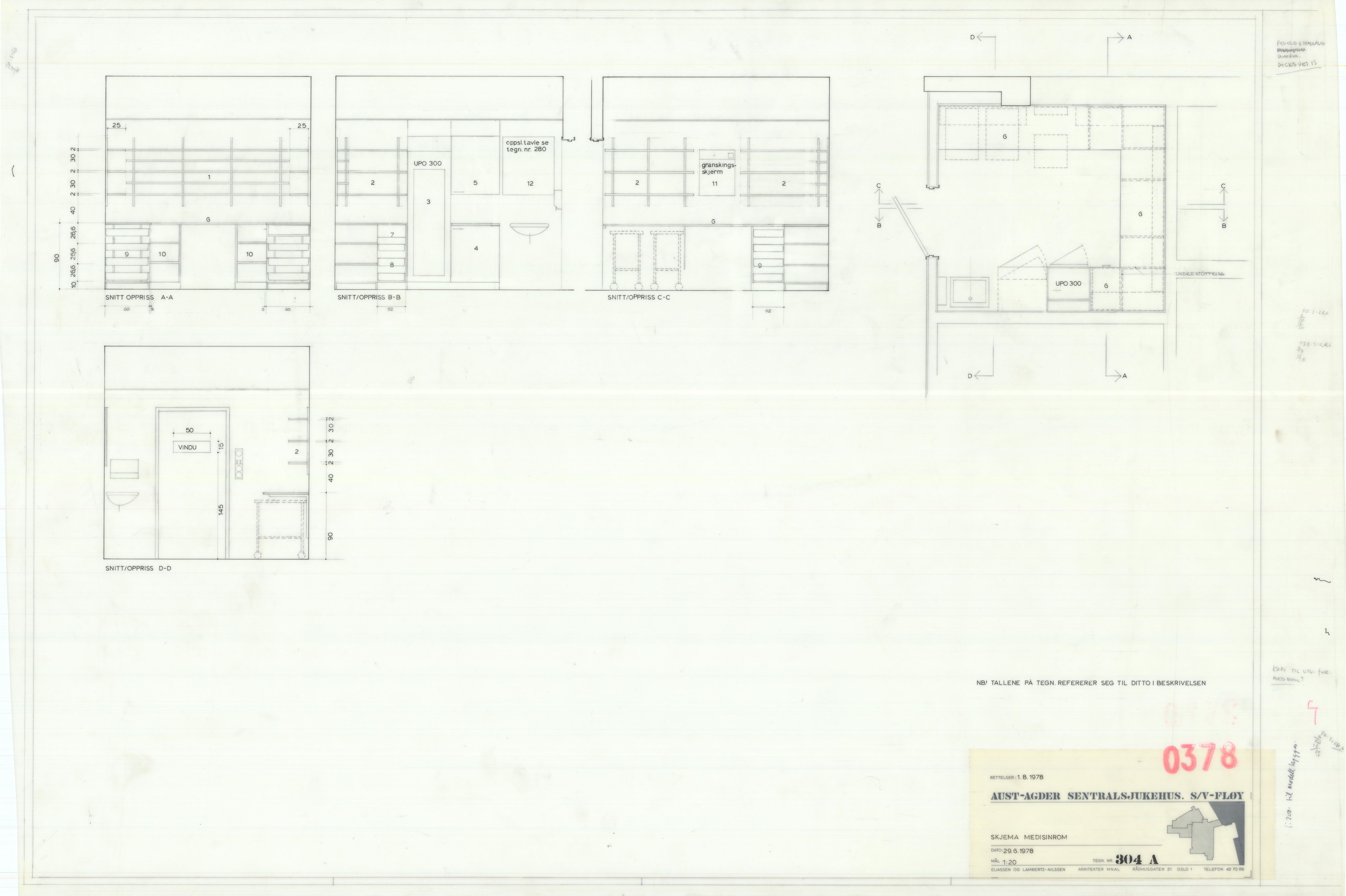 Eliassen og Lambertz-Nilssen Arkitekter, AAKS/PA-2983/T/T03/L0006: Tegningskogger 378, 1974-1978, p. 7