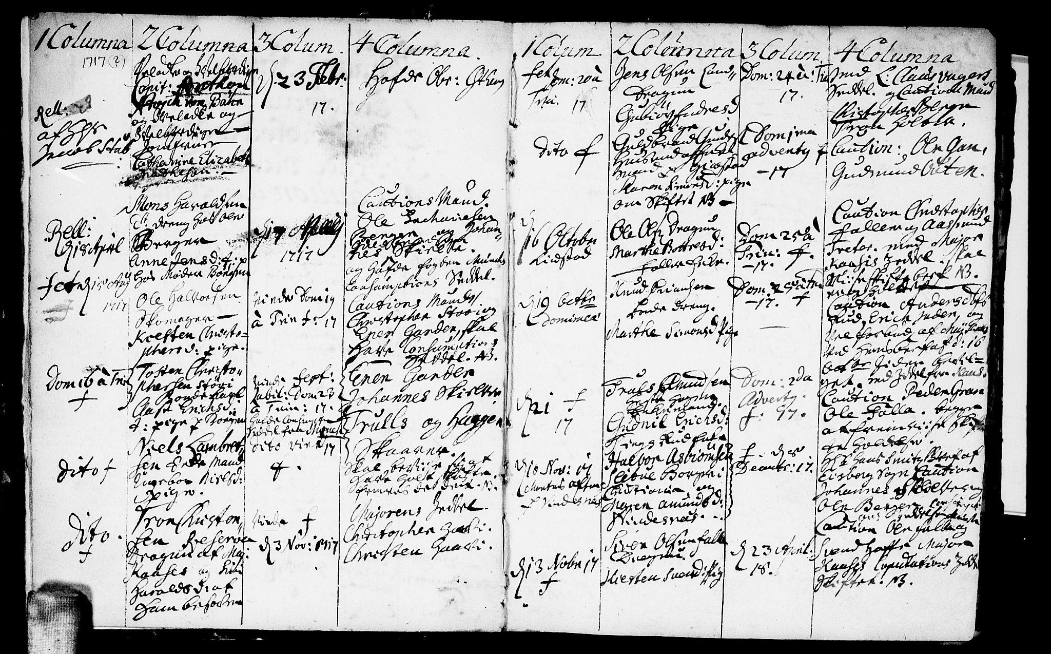 Fet prestekontor Kirkebøker, AV/SAO-A-10370a/F/Fa/L0001: Parish register (official) no. I 1, 1716-1751, p. 3