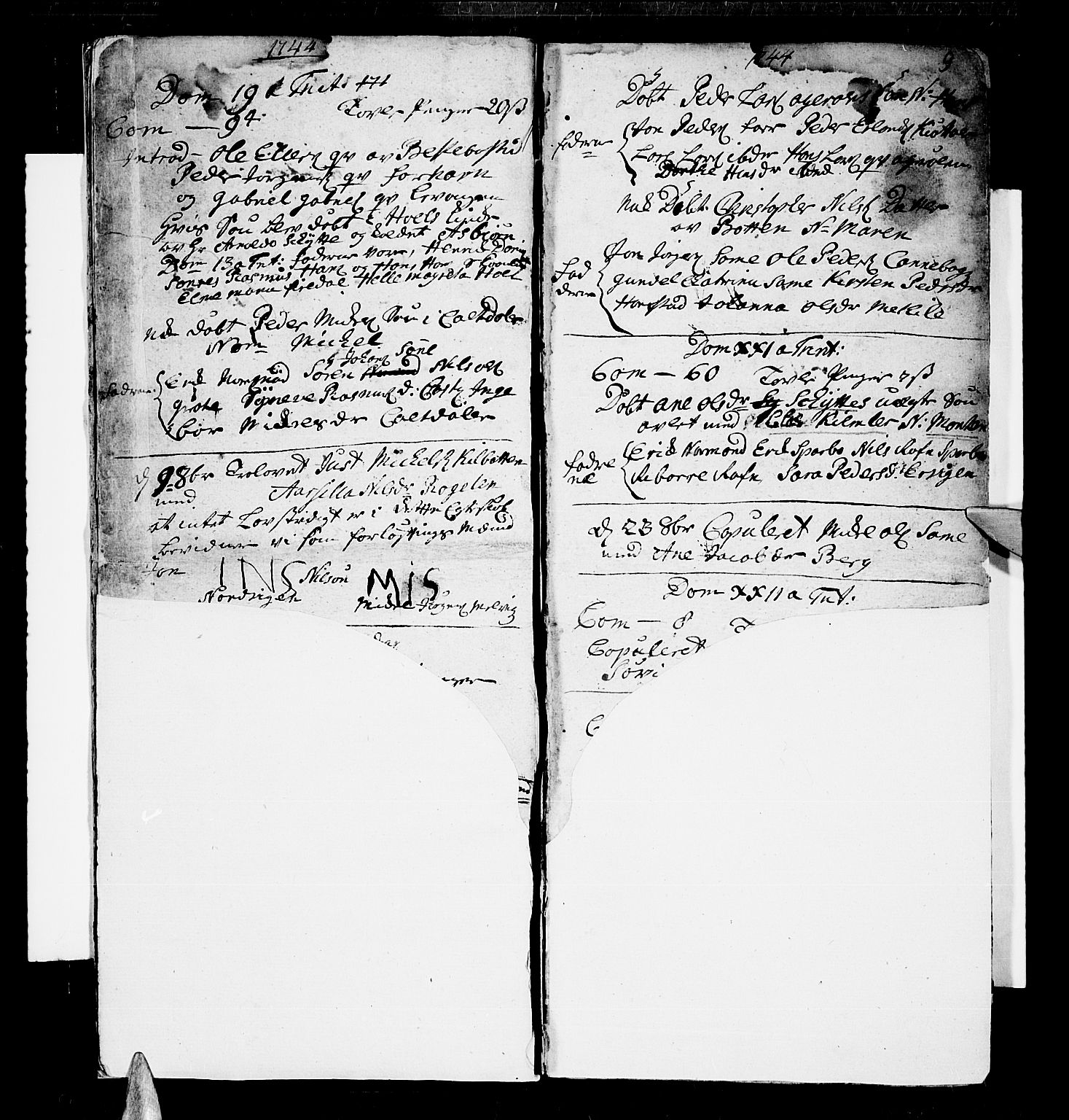 Trondenes sokneprestkontor, SATØ/S-1319/H/Ha/L0001kirke: Parish register (official) no. 1, 1744-1777, p. 9
