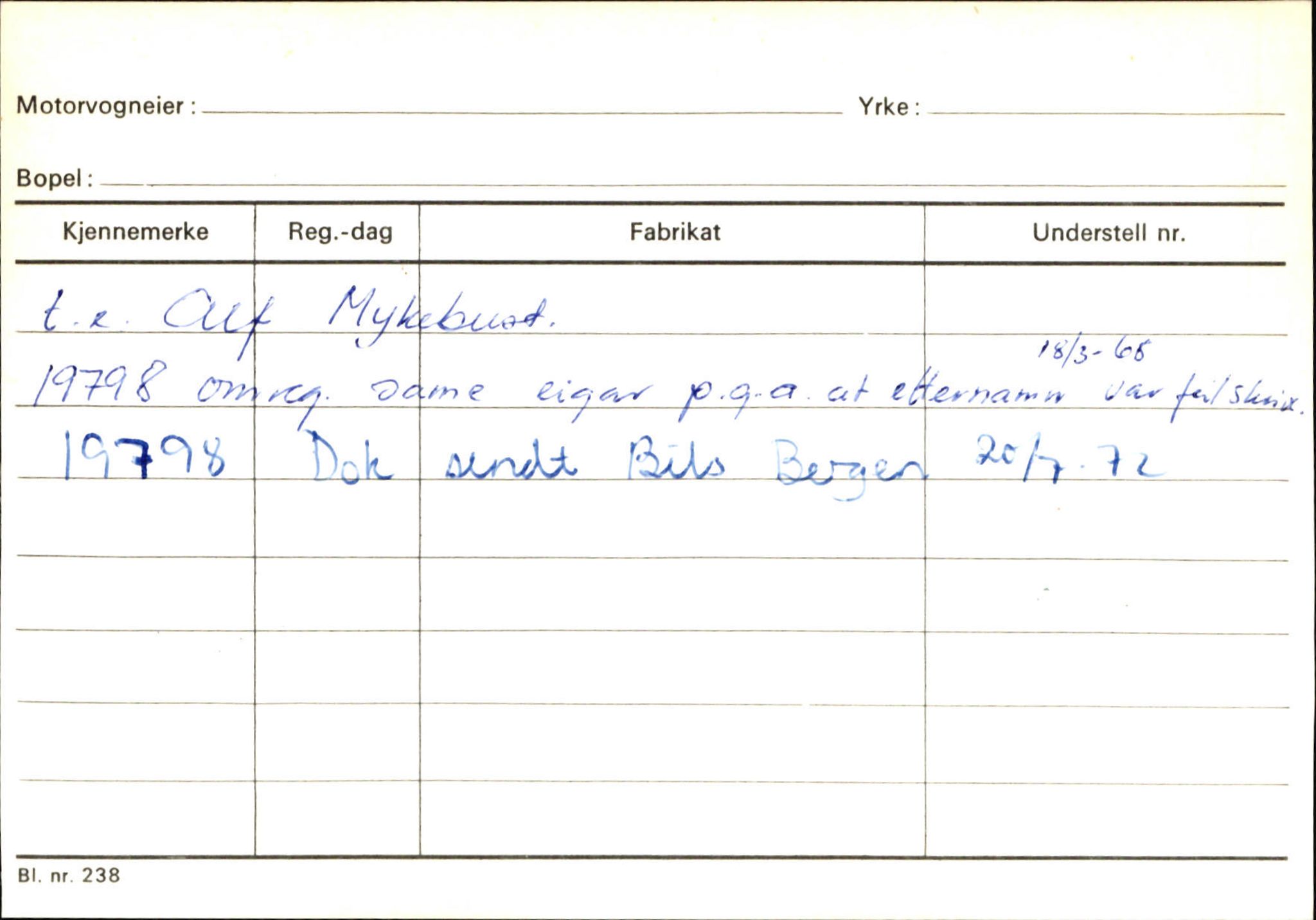 Statens vegvesen, Sogn og Fjordane vegkontor, AV/SAB-A-5301/4/F/L0126: Eigarregister Fjaler M-Å. Leikanger A-Å, 1945-1975, p. 977