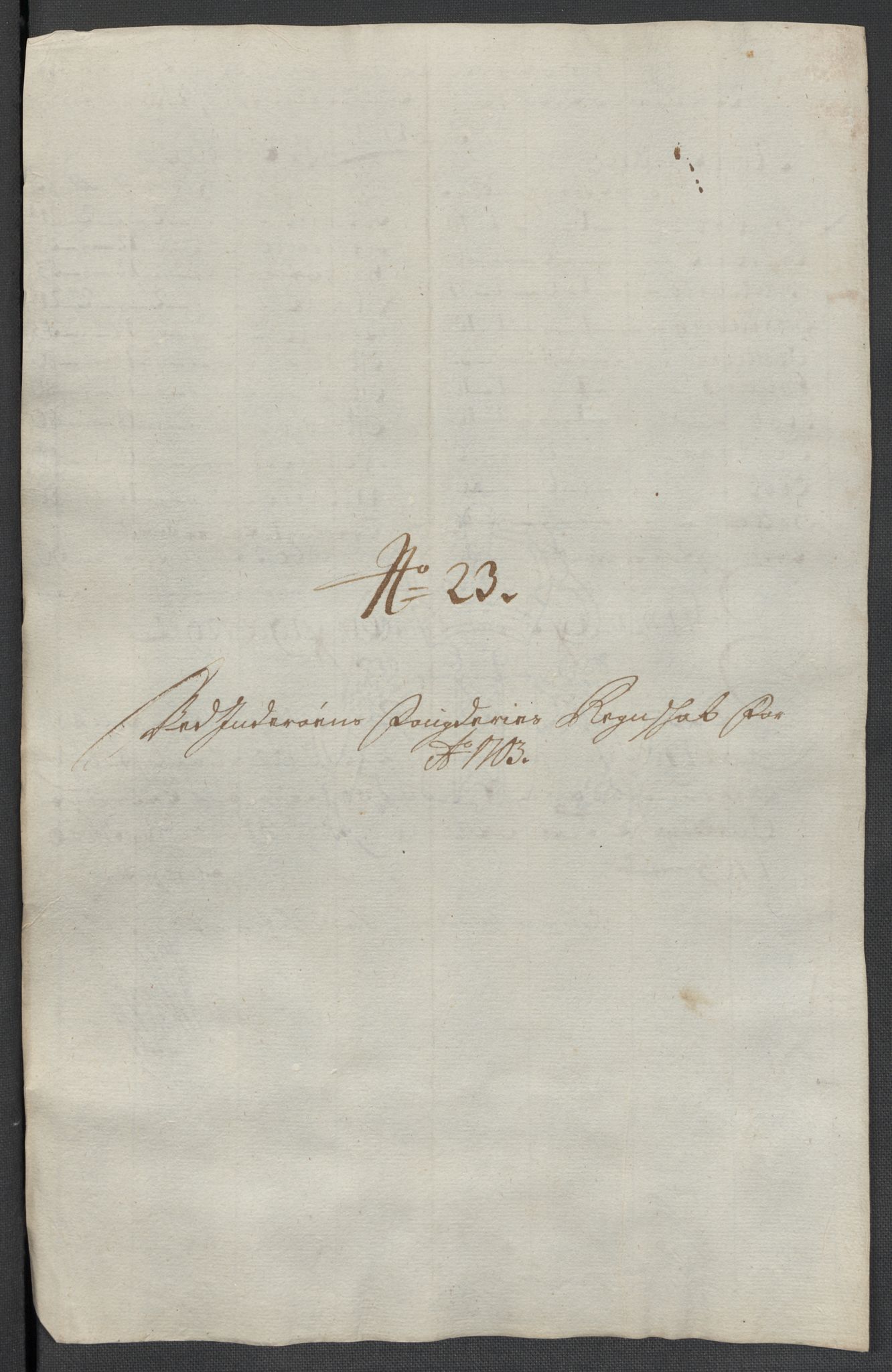 Rentekammeret inntil 1814, Reviderte regnskaper, Fogderegnskap, RA/EA-4092/R63/L4313: Fogderegnskap Inderøy, 1703-1704, p. 274