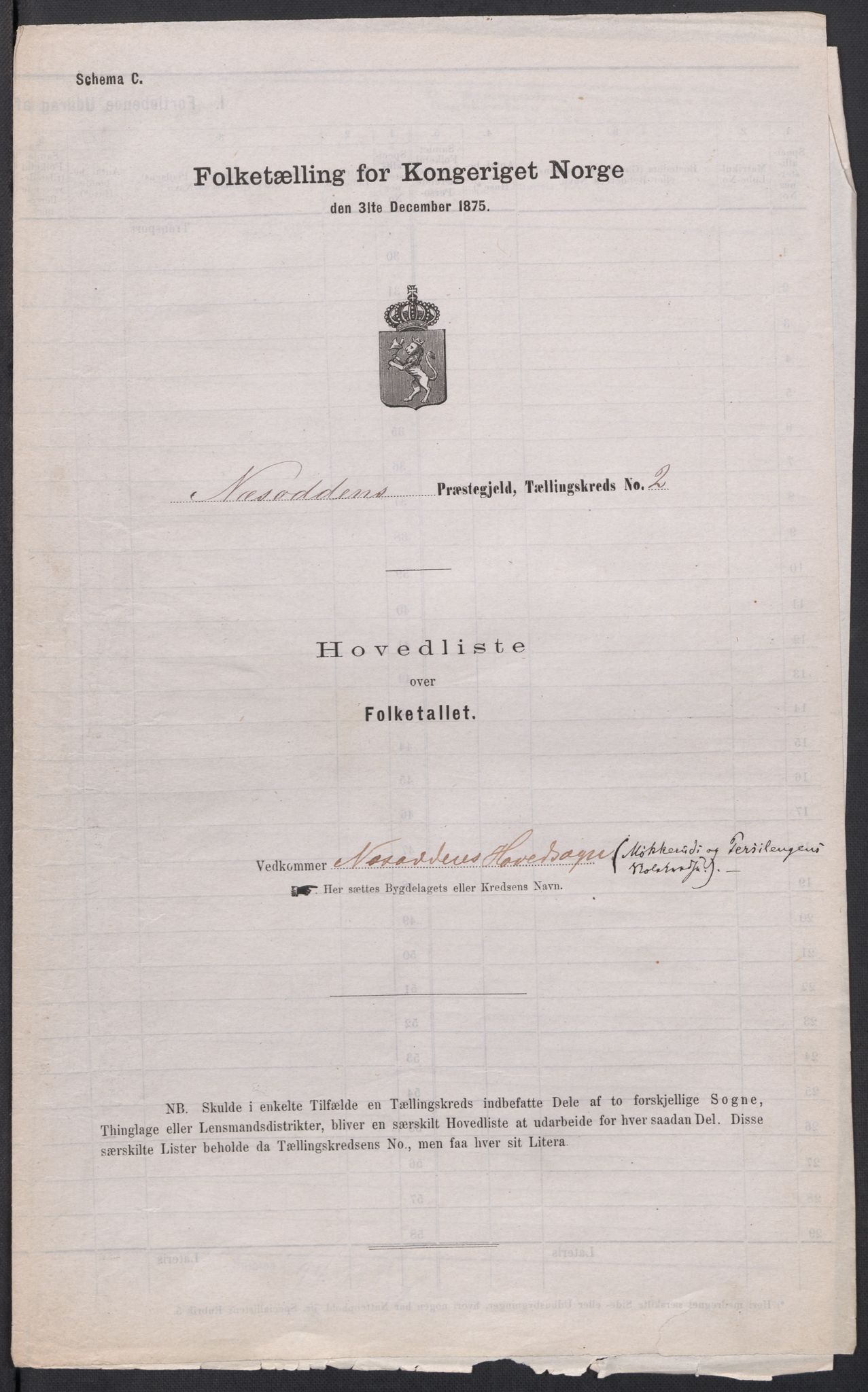 RA, 1875 census for 0216P Nesodden, 1875, p. 10