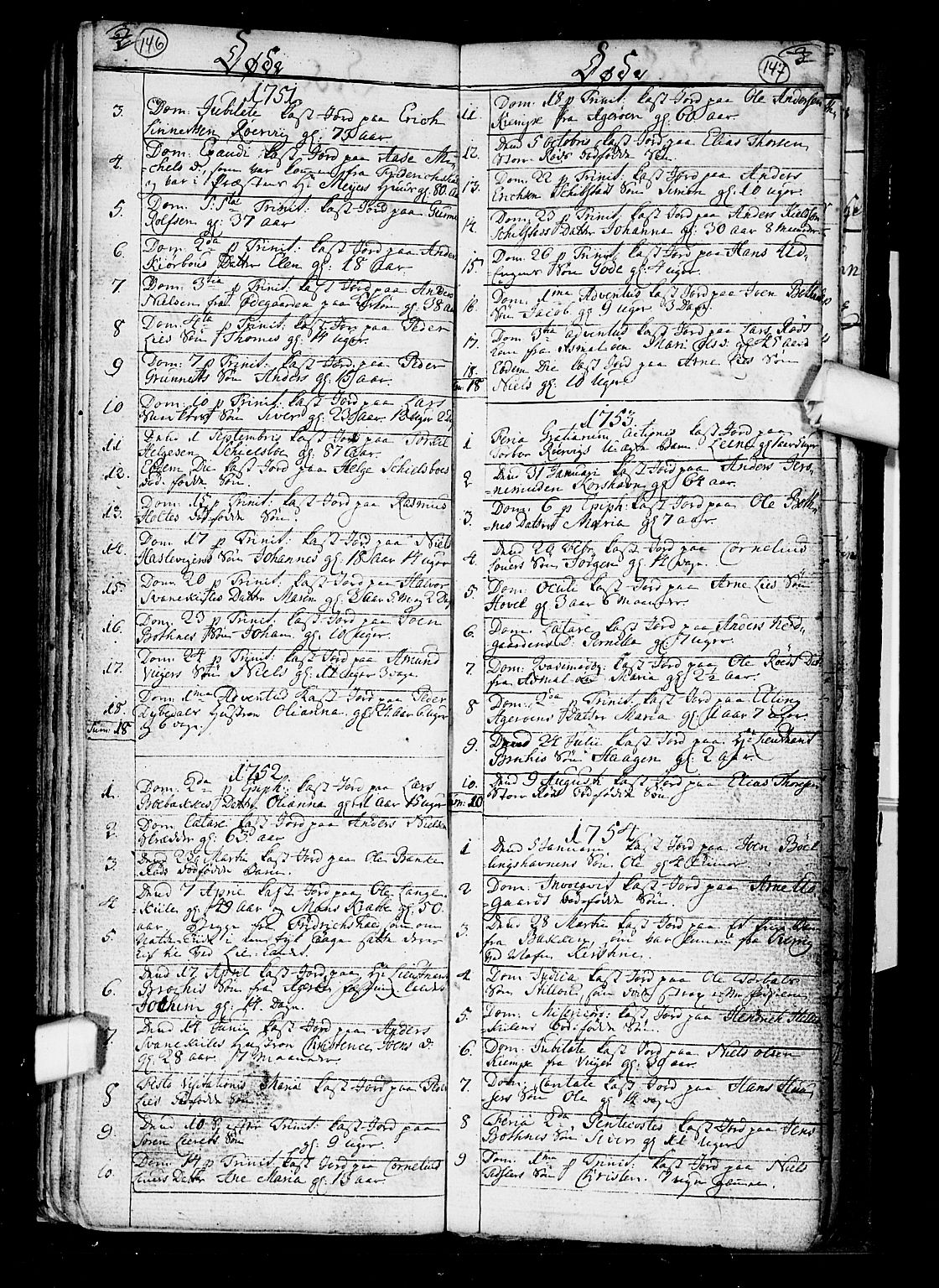Hvaler prestekontor Kirkebøker, SAO/A-2001/F/Fa/L0002: Parish register (official) no. I 2, 1749-1816, p. 146-147