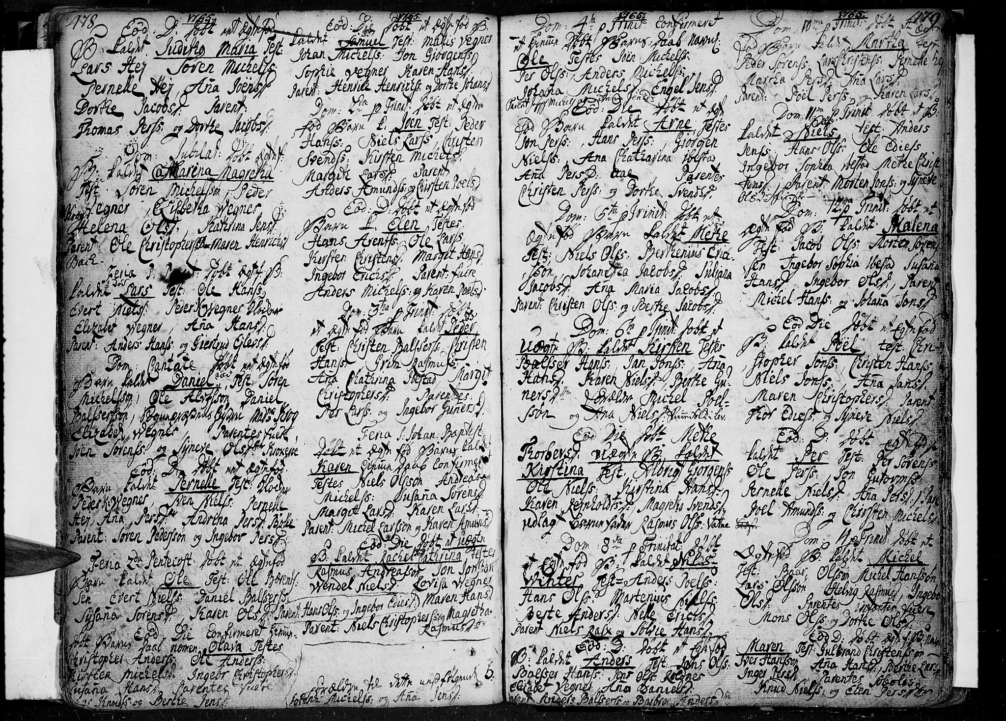 Ibestad sokneprestembete, AV/SATØ-S-0077/H/Ha/Haa/L0002kirke: Parish register (official) no. 2, 1751-1775, p. 478-479