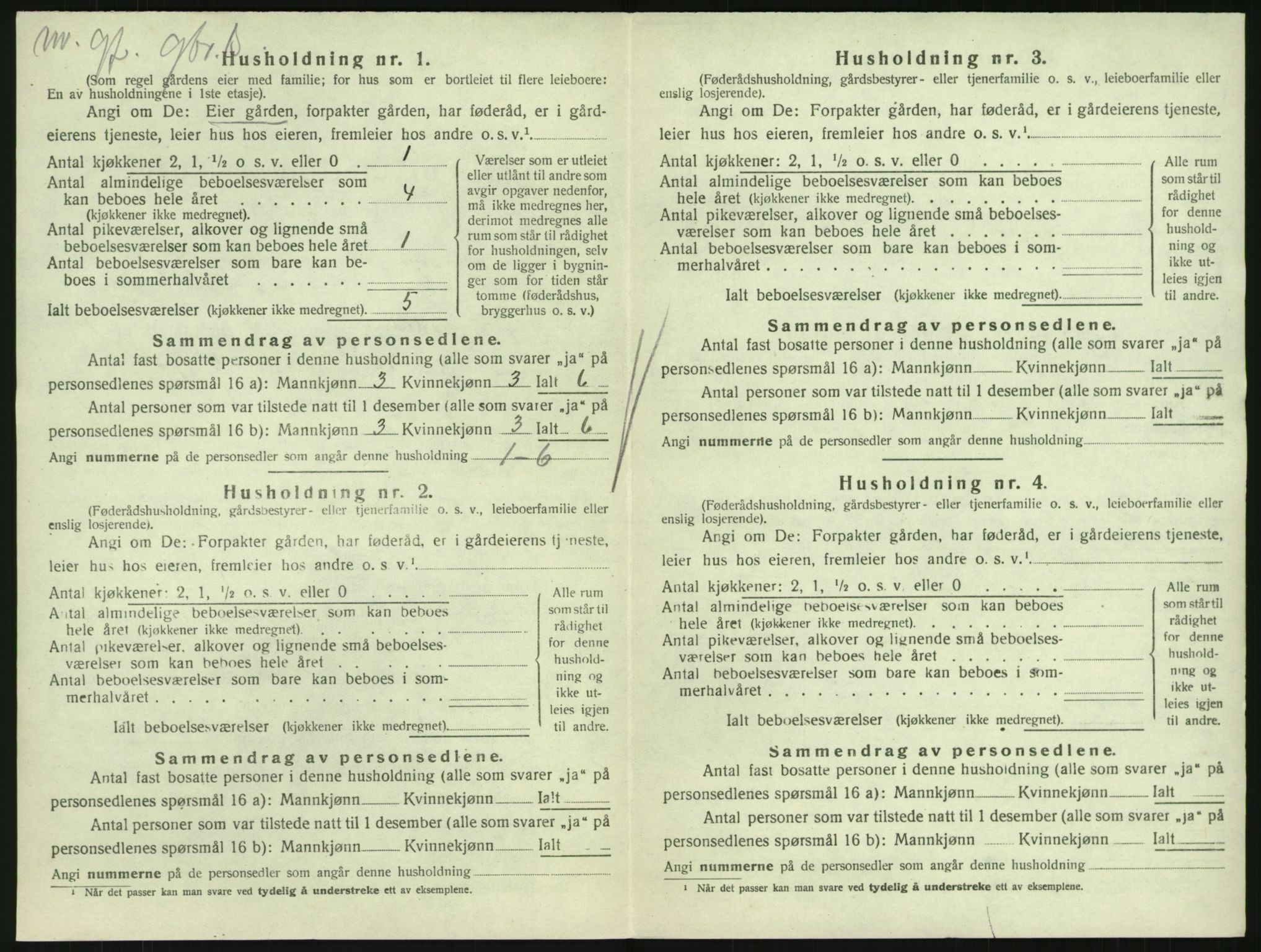 SAKO, 1920 census for Hedrum, 1920, p. 910