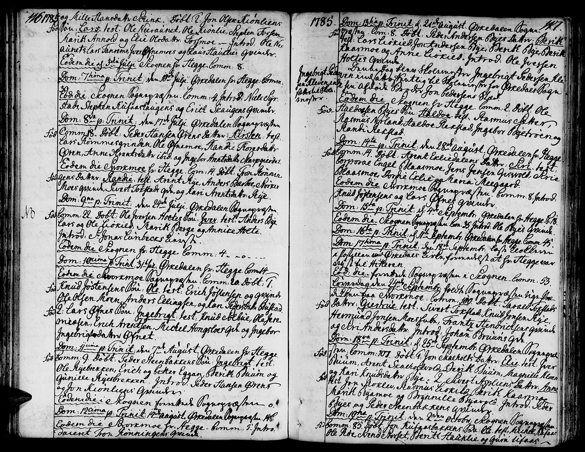 Ministerialprotokoller, klokkerbøker og fødselsregistre - Sør-Trøndelag, SAT/A-1456/668/L0802: Parish register (official) no. 668A02, 1776-1799, p. 116-117