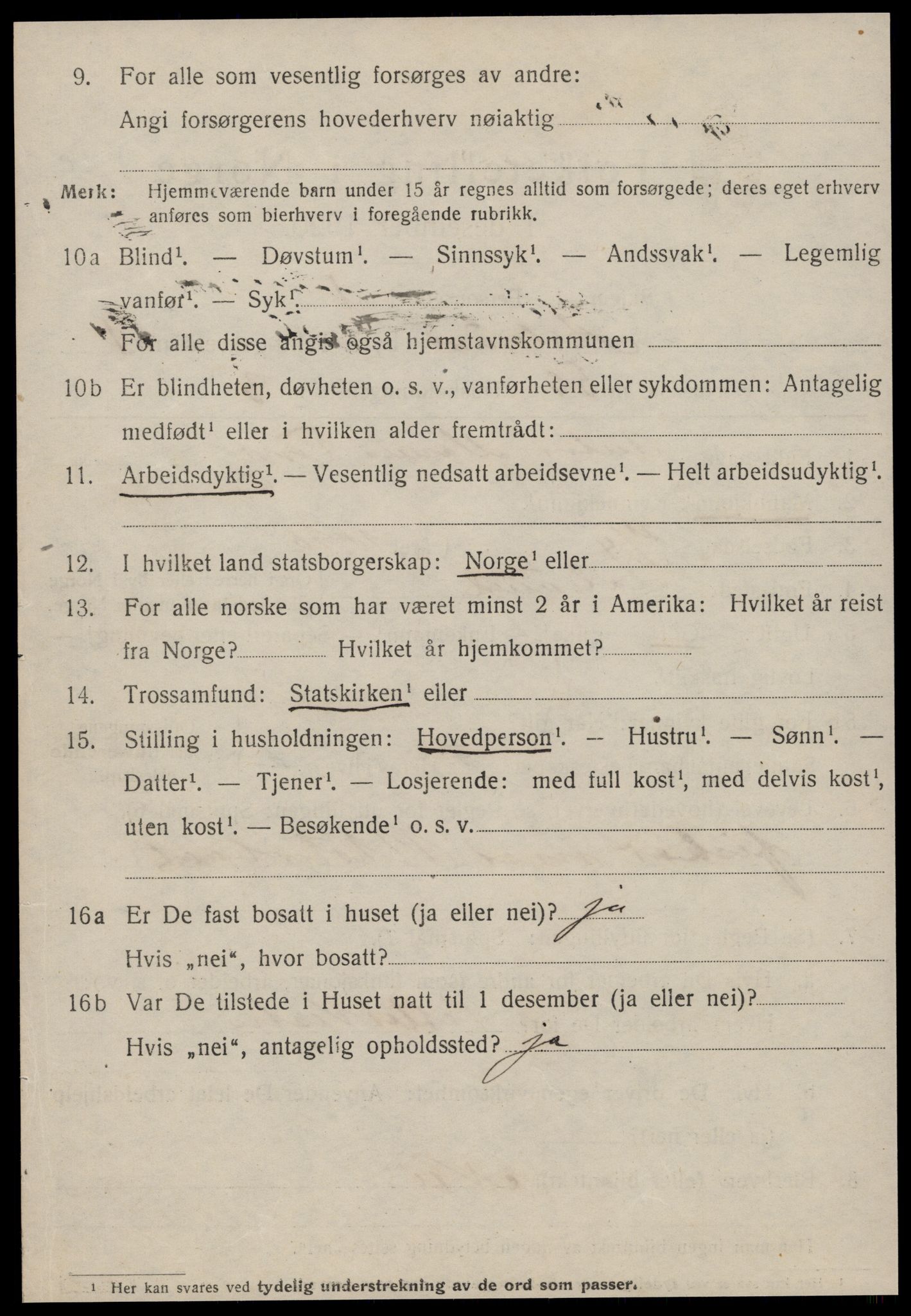 SAT, 1920 census for Ålesund, 1920, p. 10869